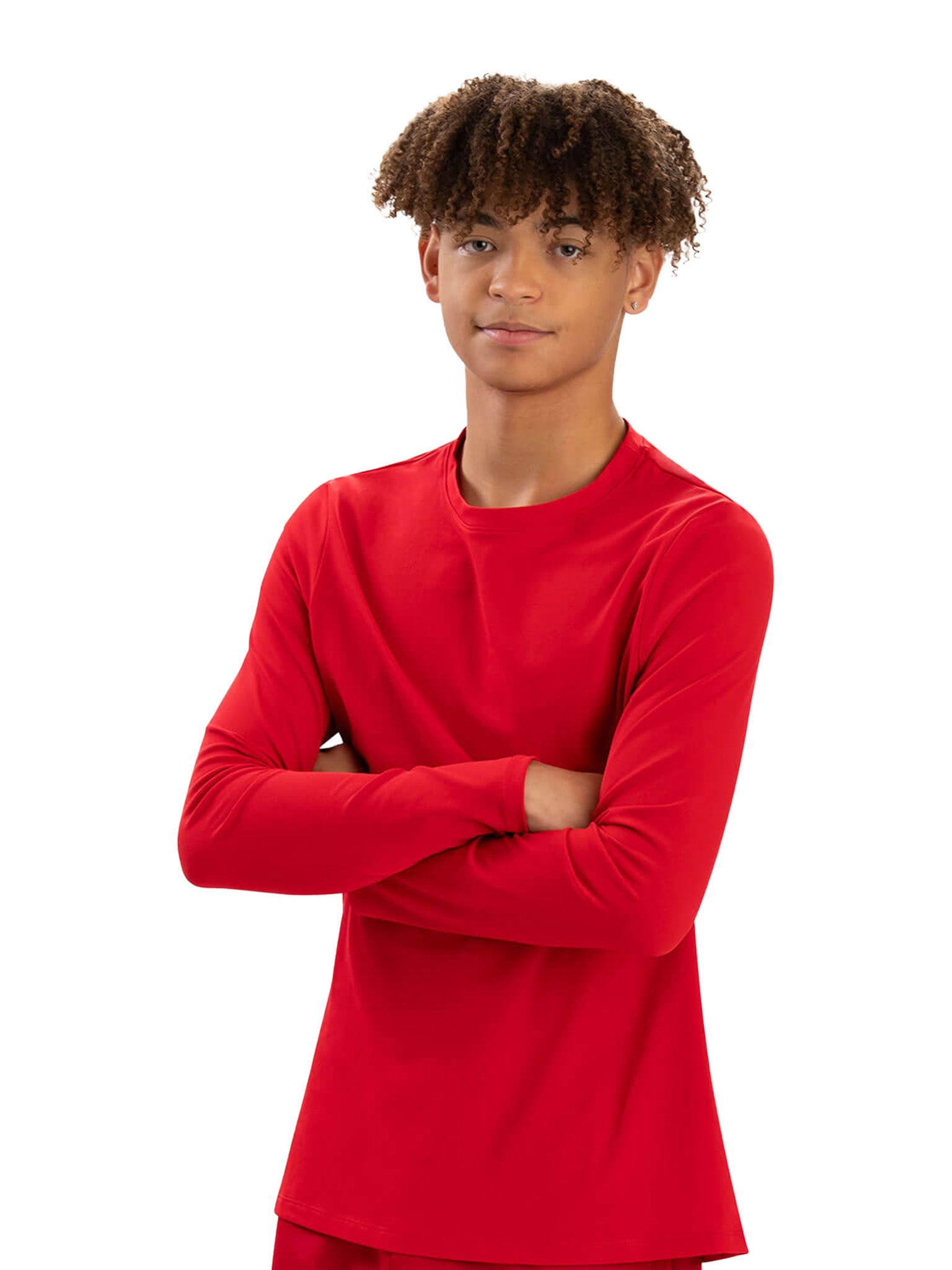 Rashguard à manches longues Lifeguard unisexe - Rouge