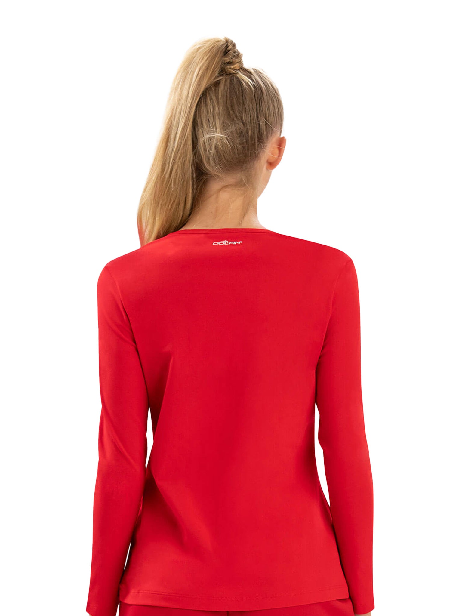 Rashguard à manches longues pour femmes - Rouge