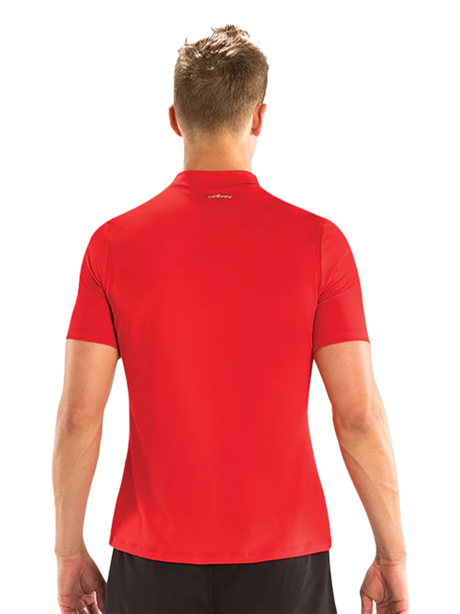 Rashguard à maches courtes pour hommes - Rouge