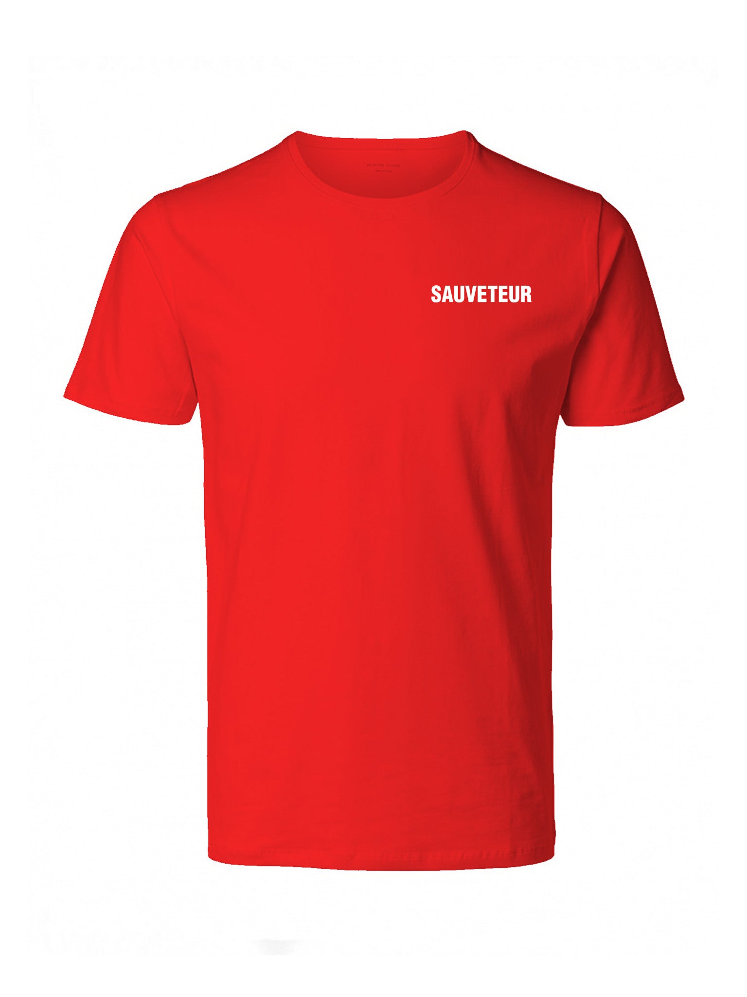 T-Shirt &#39;&#39;Sauveteur&#39;&#39; - Rouge