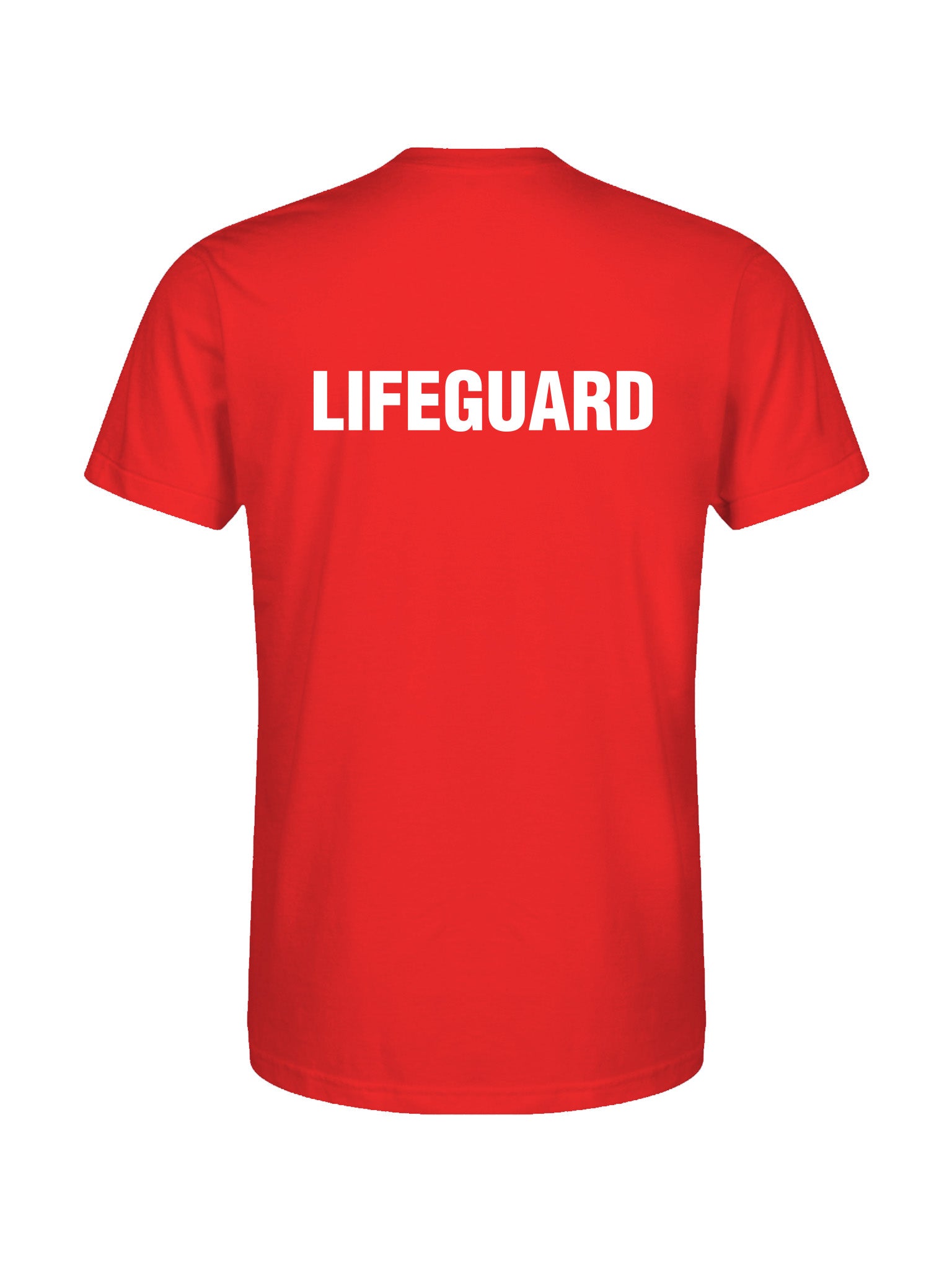 T-Shirt ''Lifeguard'' - Rouge
