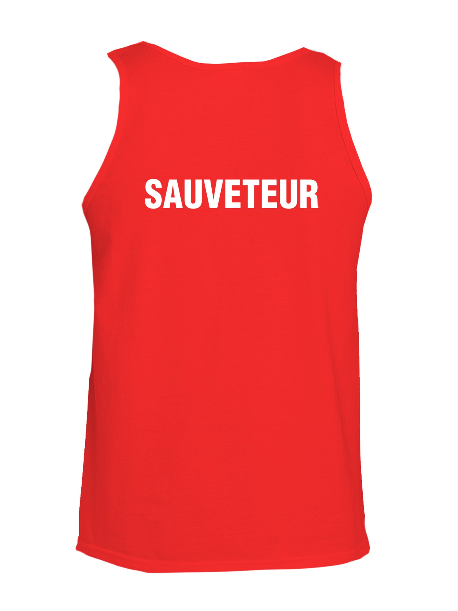"Sauveteur" Tank Top - Red