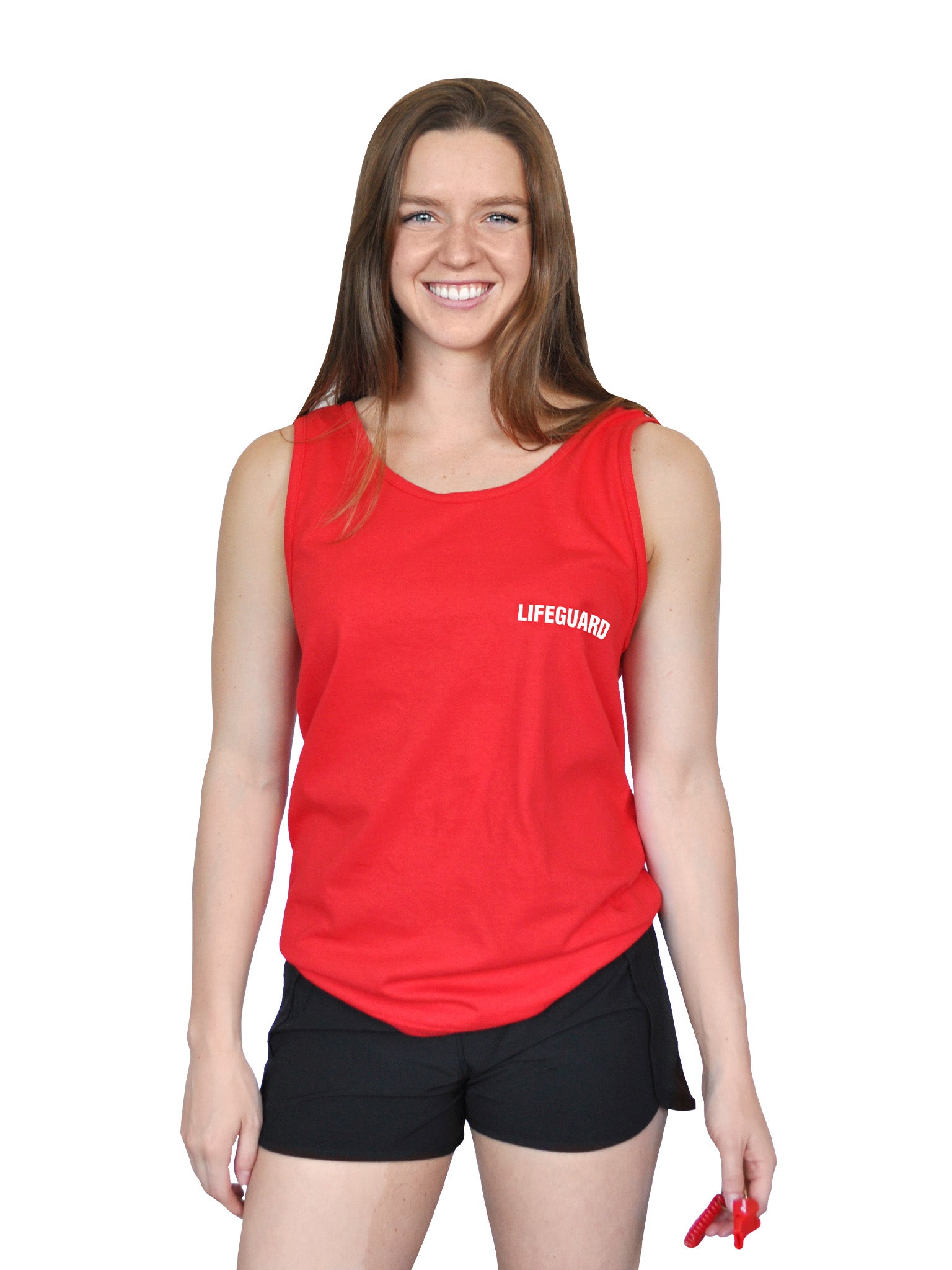 'Lifeguard'' Tank Top - Red