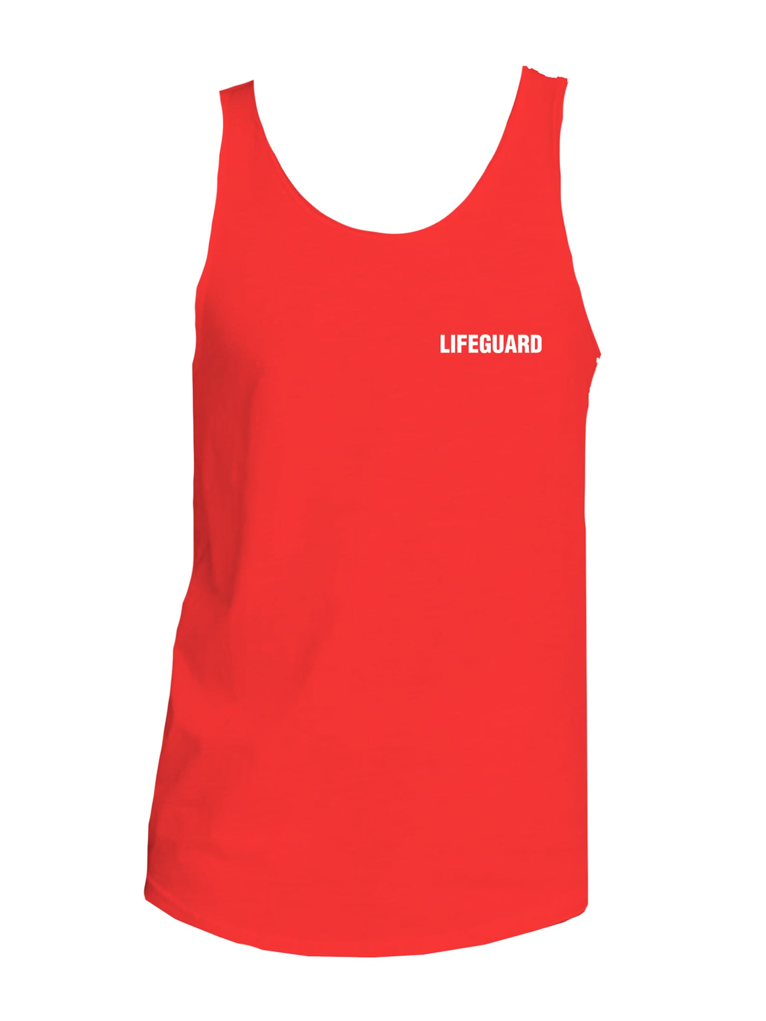 'Lifeguard'' Tank Top - Red