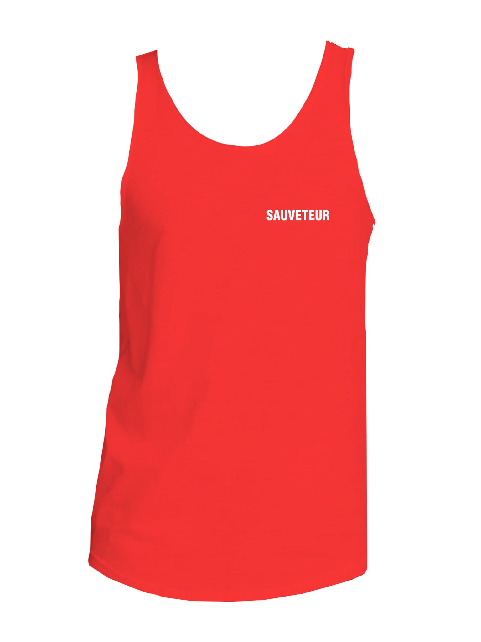 "Sauveteur" Tank Top - Red