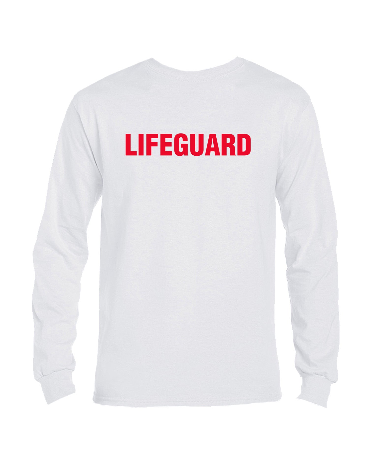 "Lifeguard" Long Sleeve T-Shirt - White