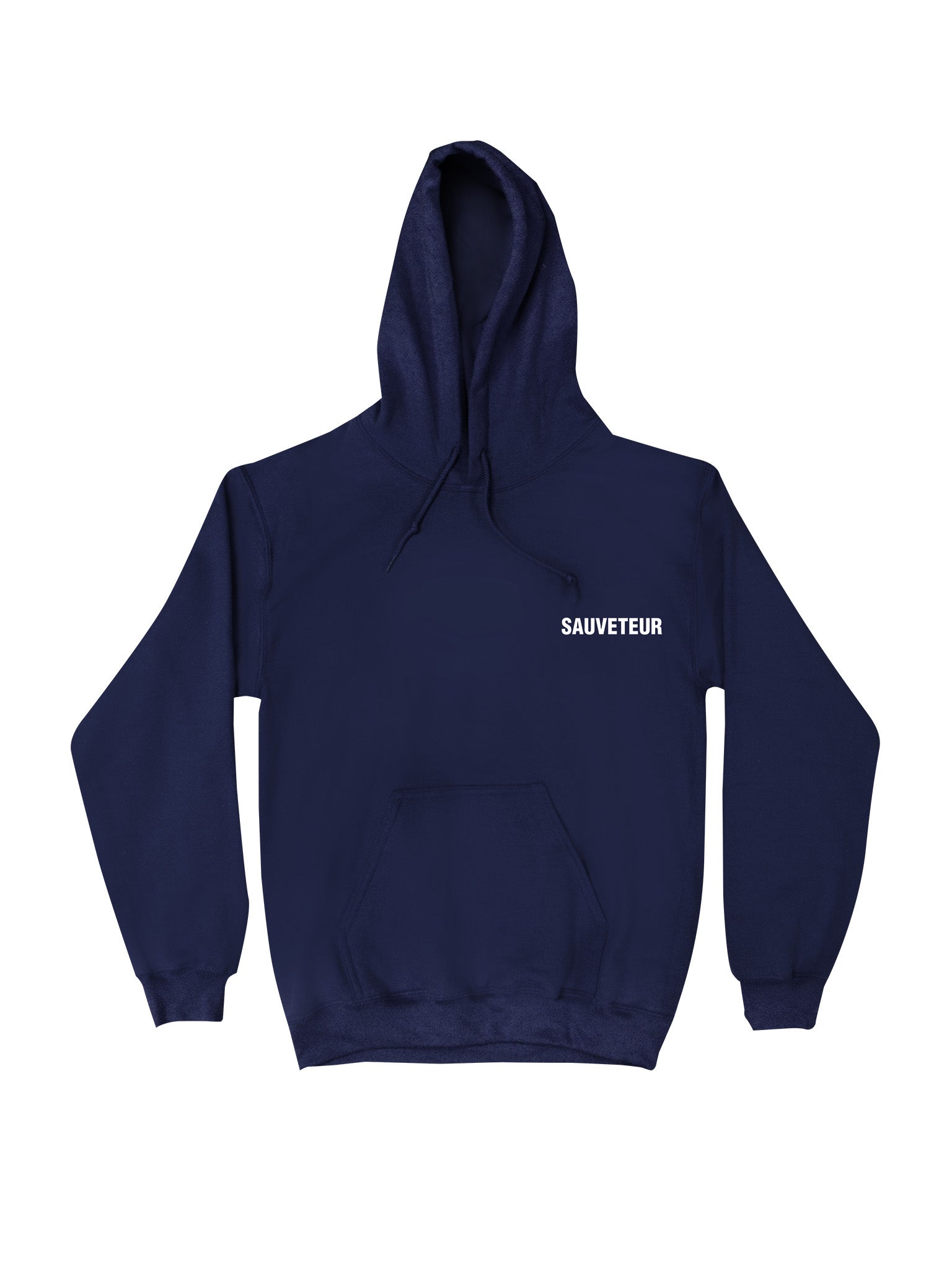 &quot;Sauveteur&#39;&#39; Hoodie - Navy