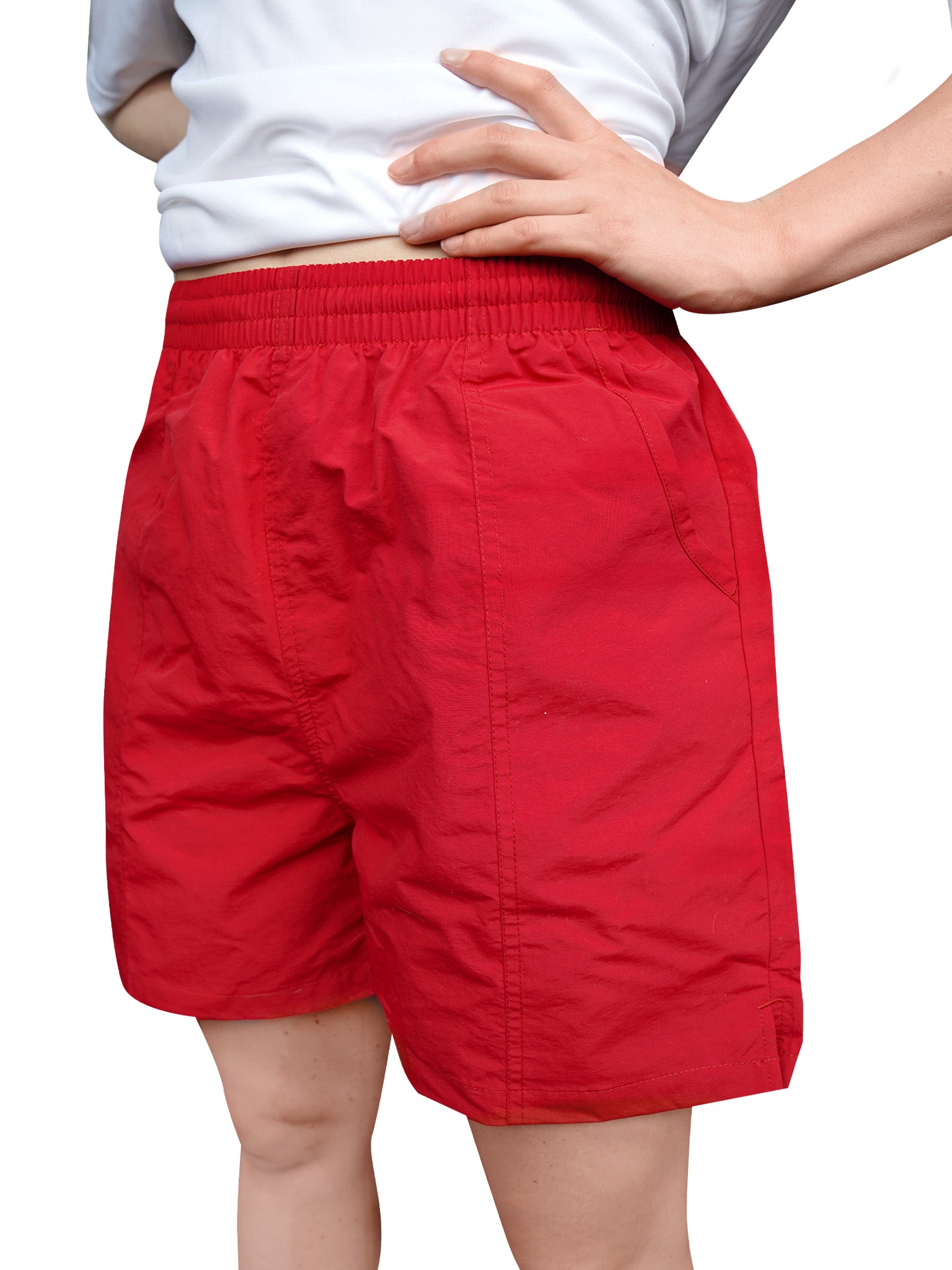 Short Tactel unisexe - Rouge