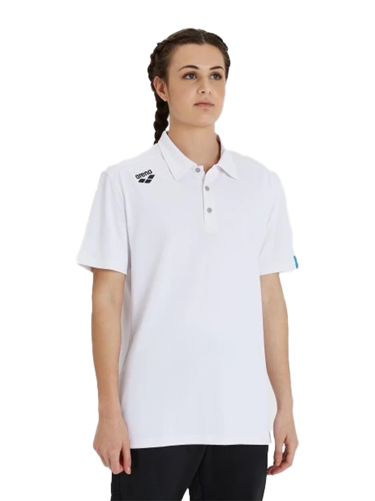 Arena Team Polo Shirt Solid - White