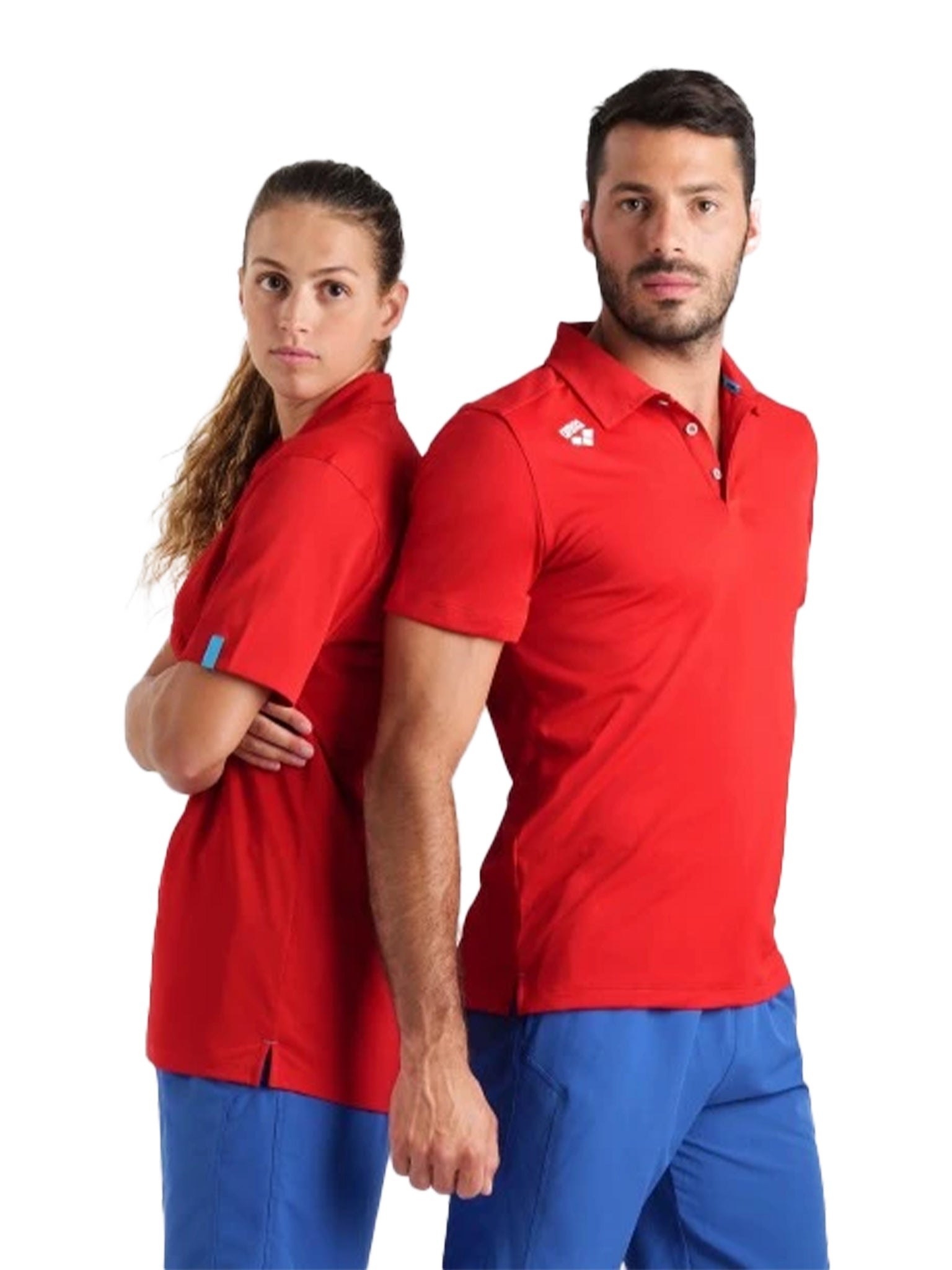 Polo Solid Team Unisexe - Rouge