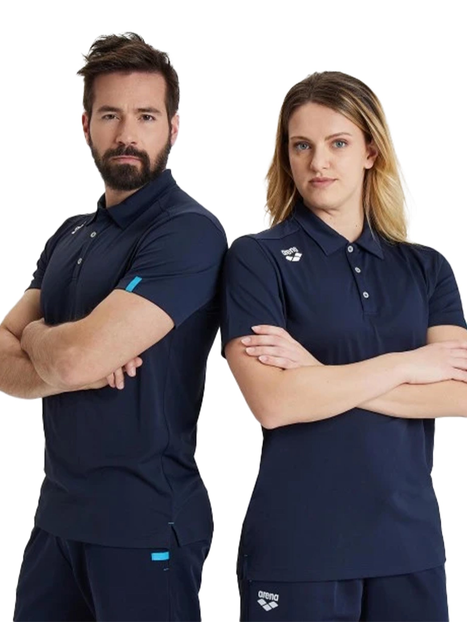 Polo Solid Team Unisexe - Marine