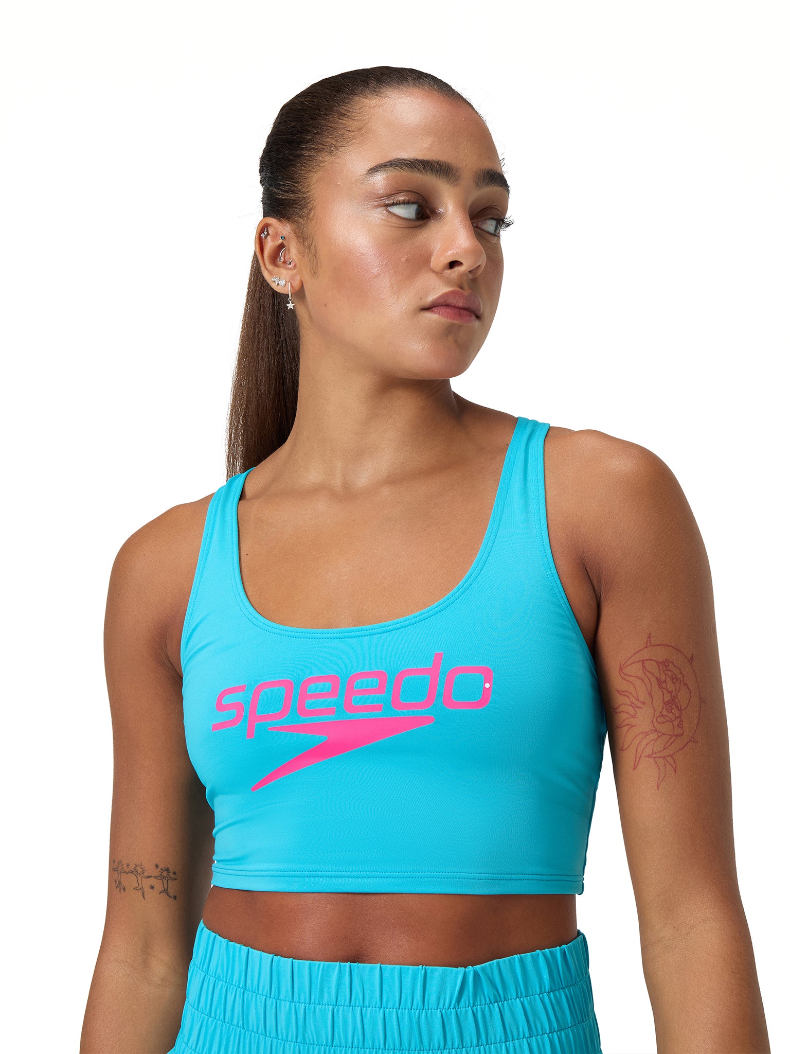 Women's Regan Collection Crop Top - Blue