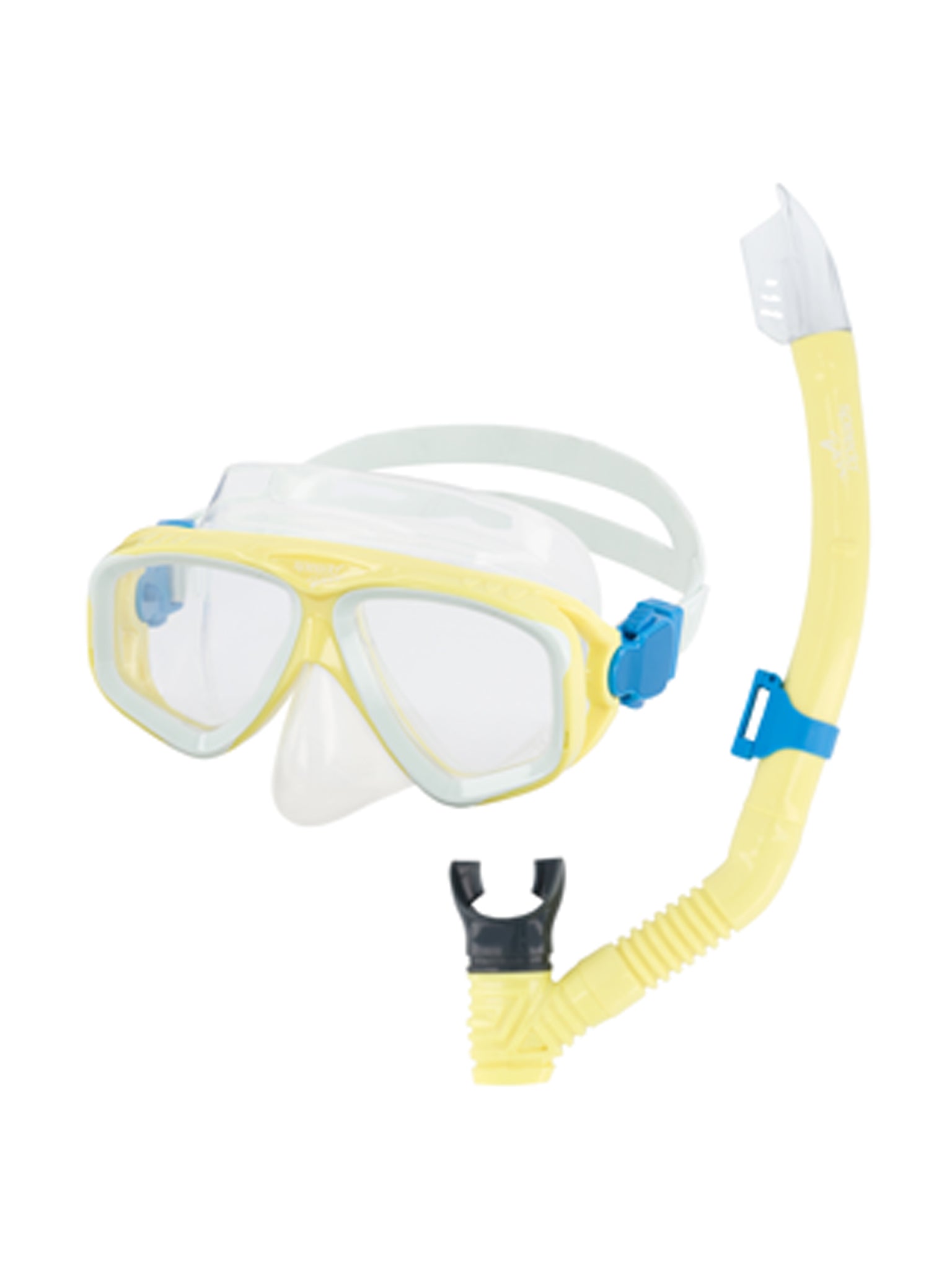 Adult Adventure Mask and Snorkel Set - Yellow