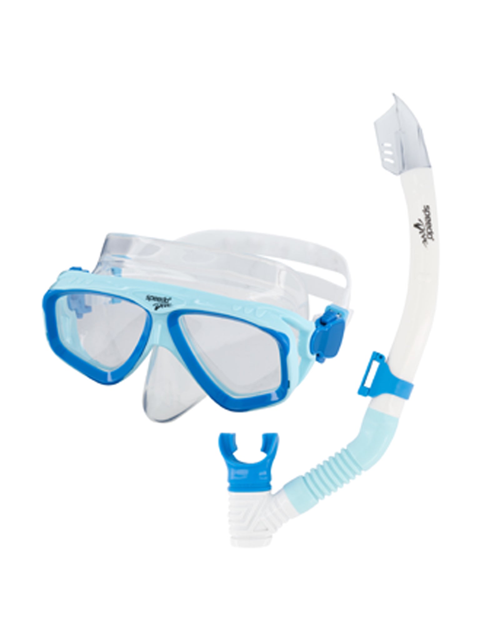 Adult Adventure Mask and Snorkel Set - Blue