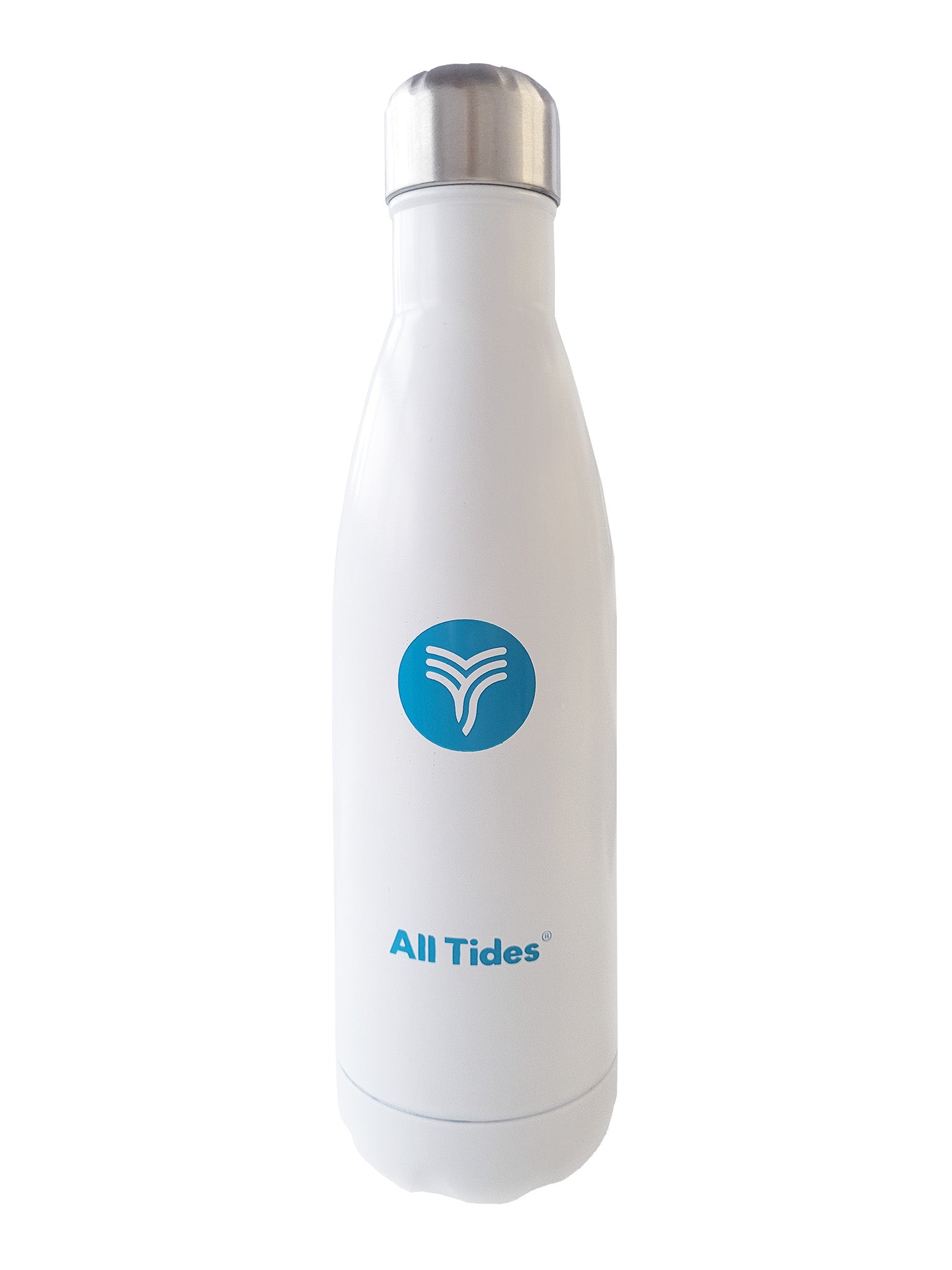 All Tides Stainless Steel Water Bottle - White