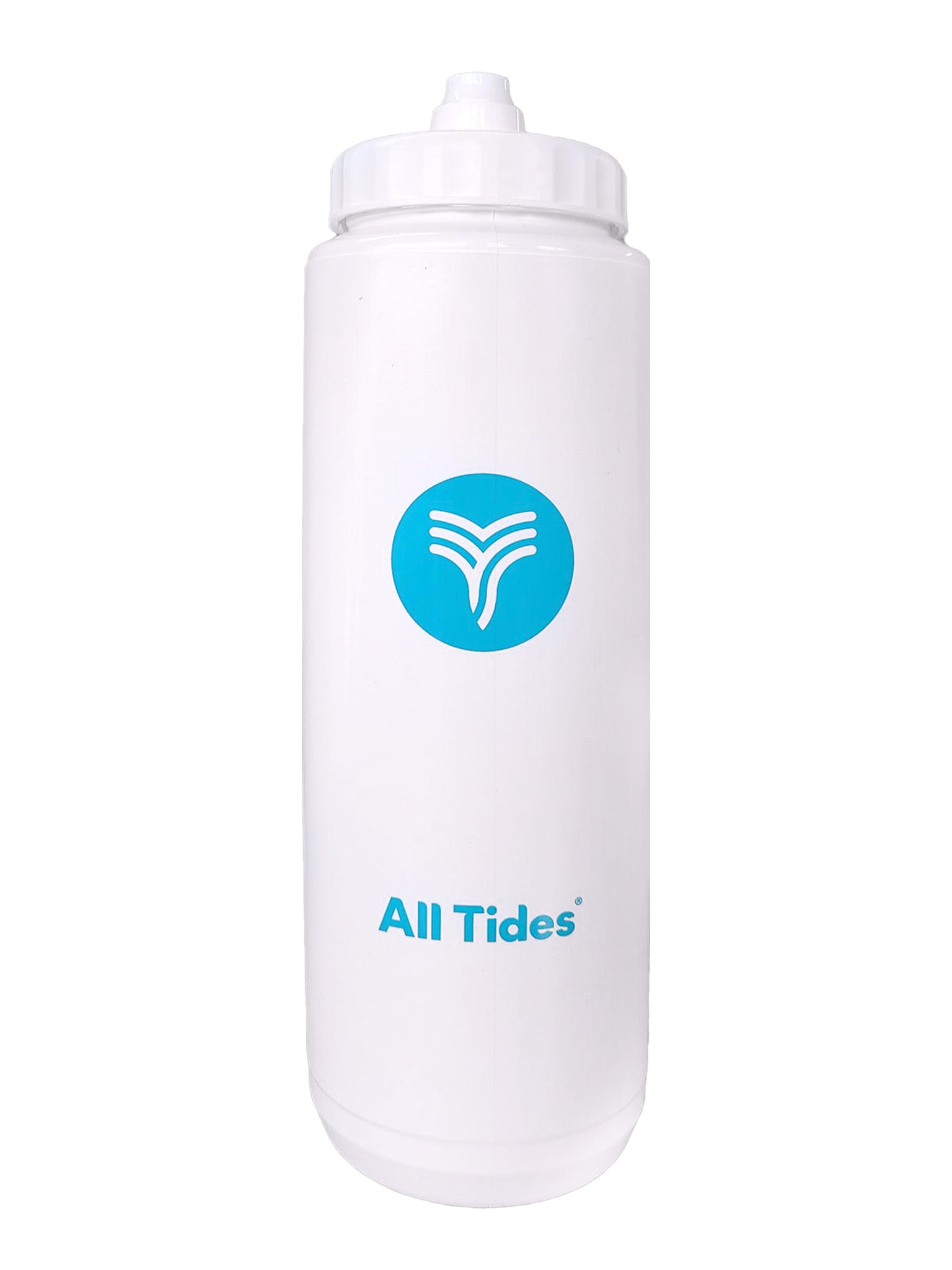 All Tides Water Bottle Royal (33 Oz) - White