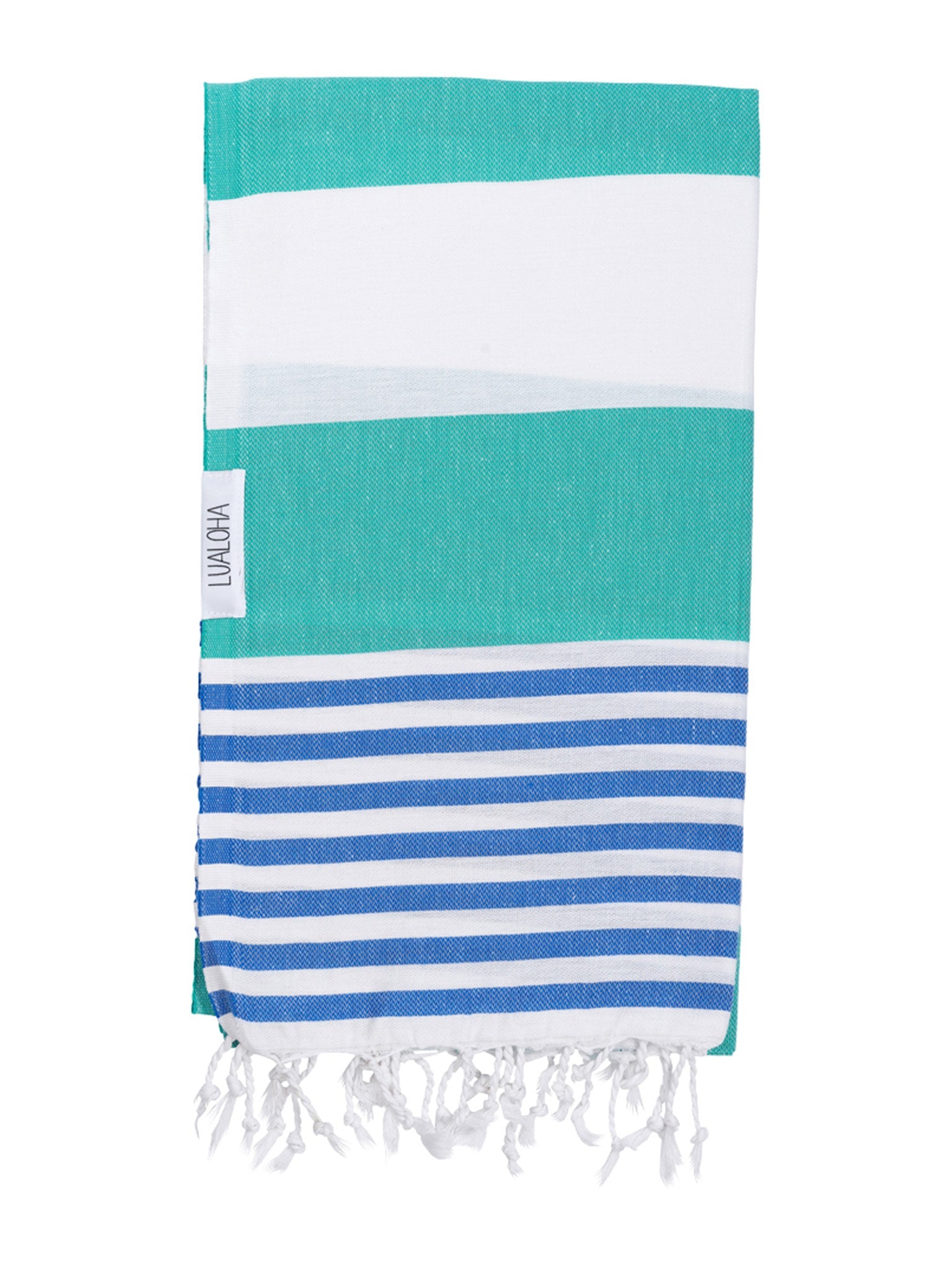 Striped Goodness Beach Towel - Turquoise/Blue