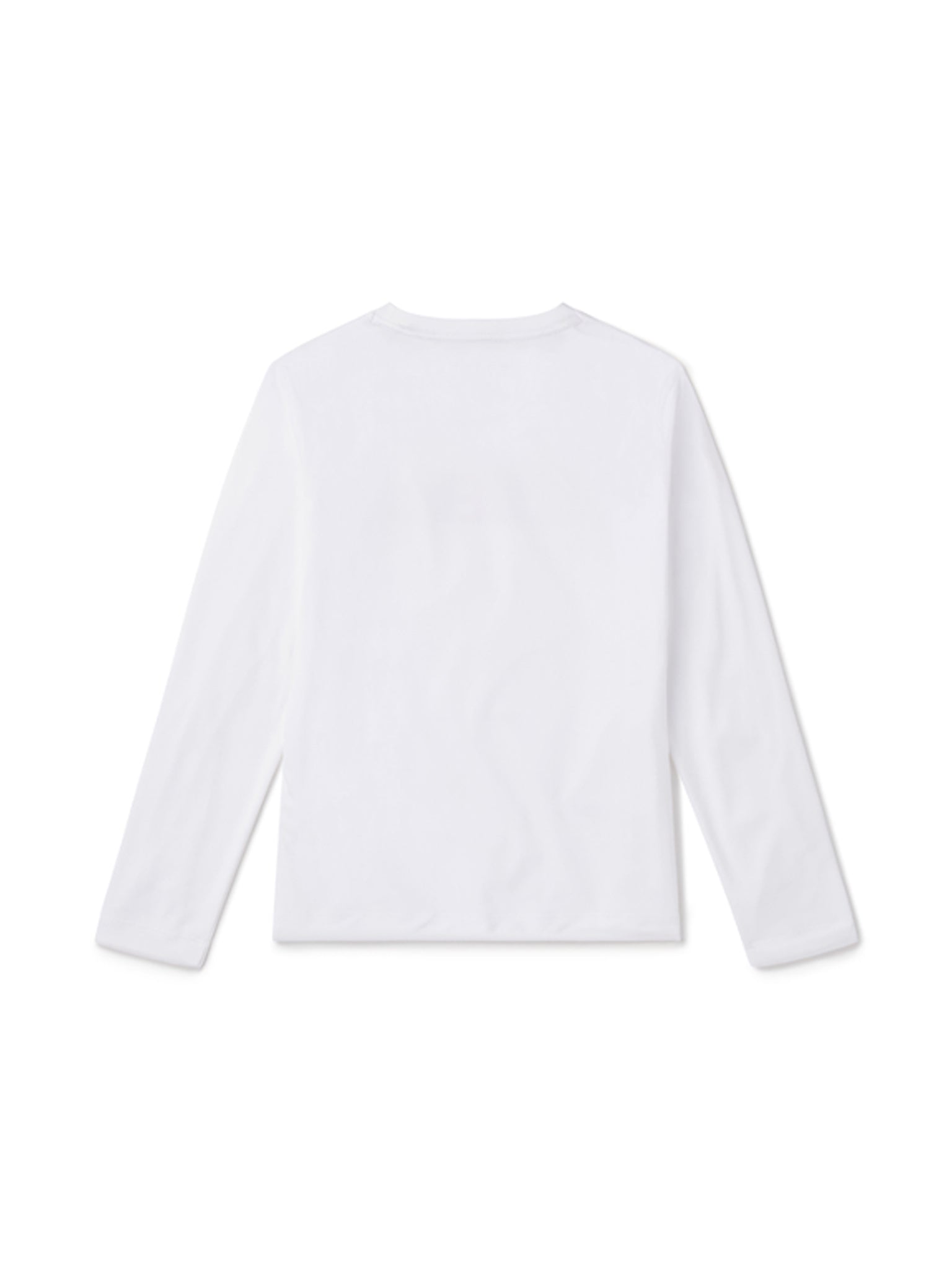 T-Shirt Natation Manches Longues - Graphique Blanc