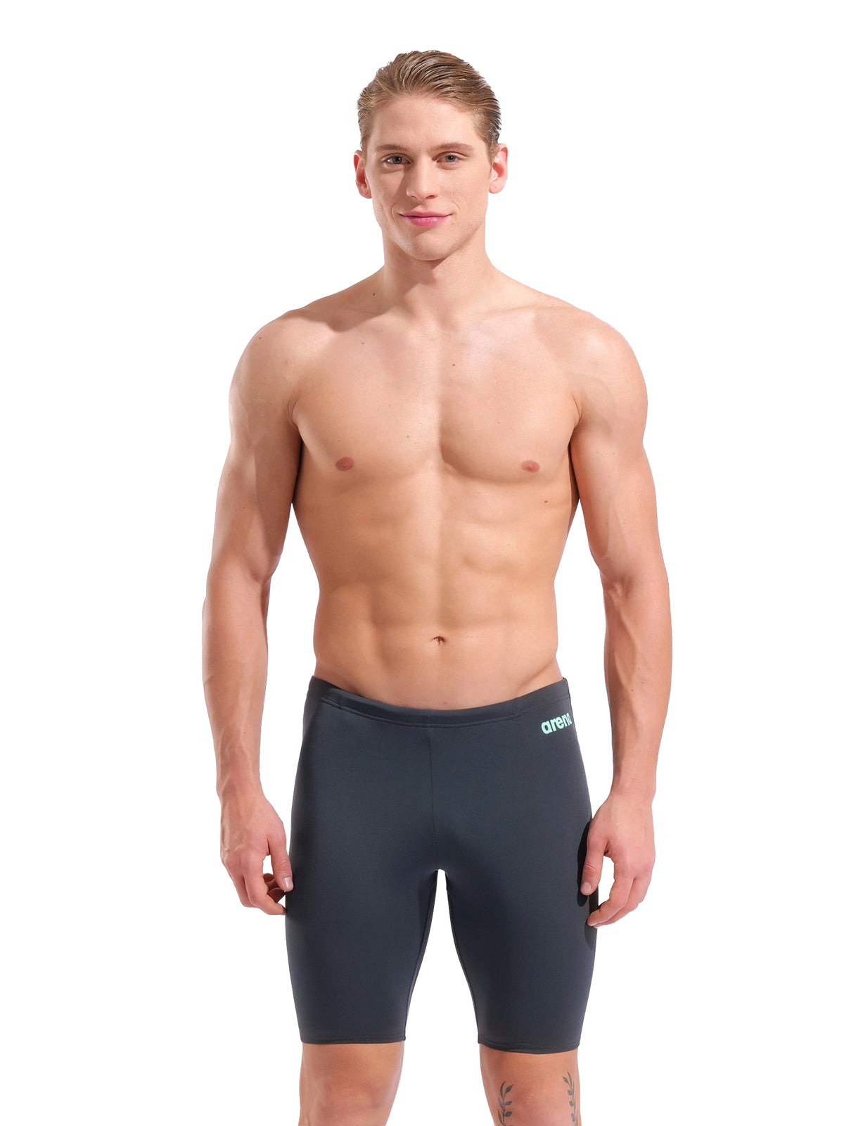Jammer de natation Team Solid pour hommes - Asphalt/Water