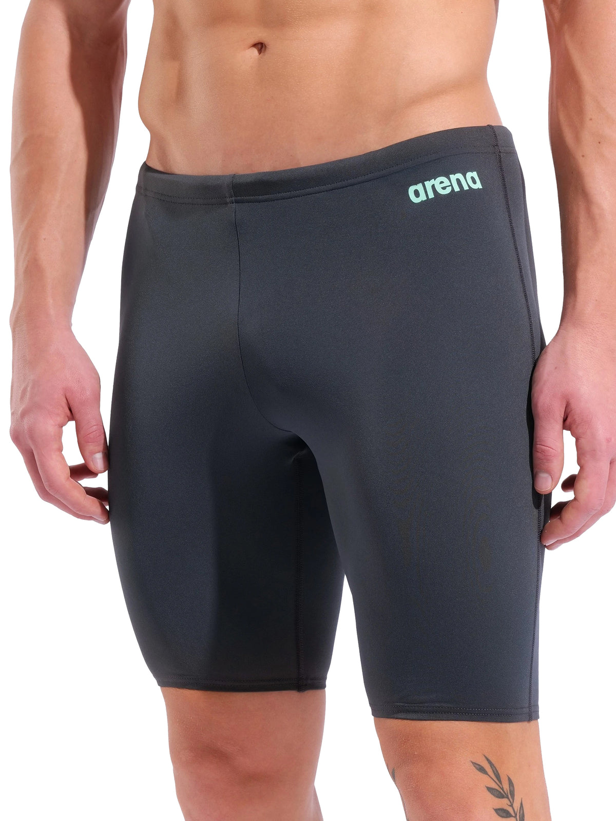 Jammer de natation Team Solid pour hommes - Asphalt/Water
