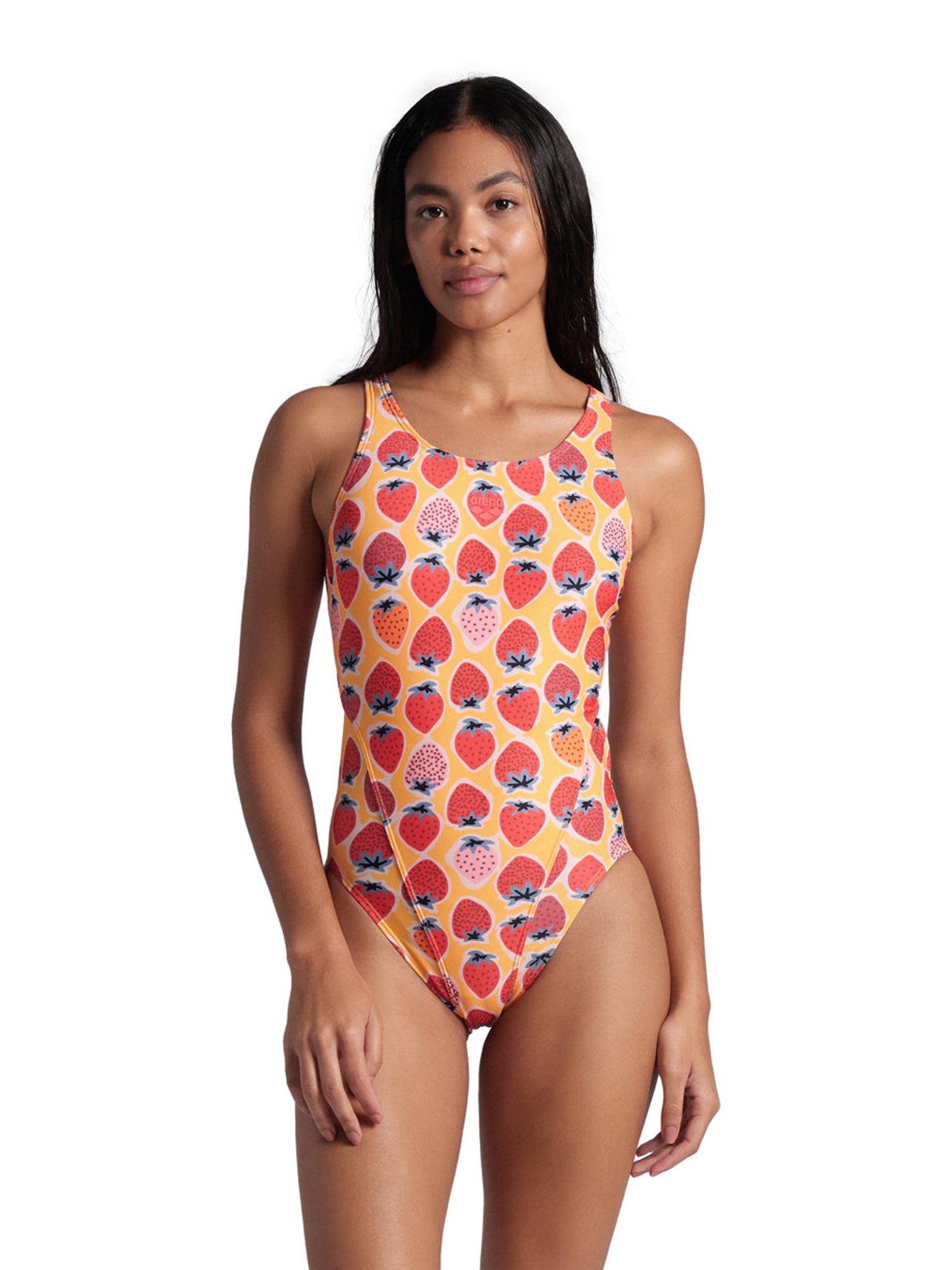 Women&#39;s one-piece swimsuit - Swim-Tech Strawberry