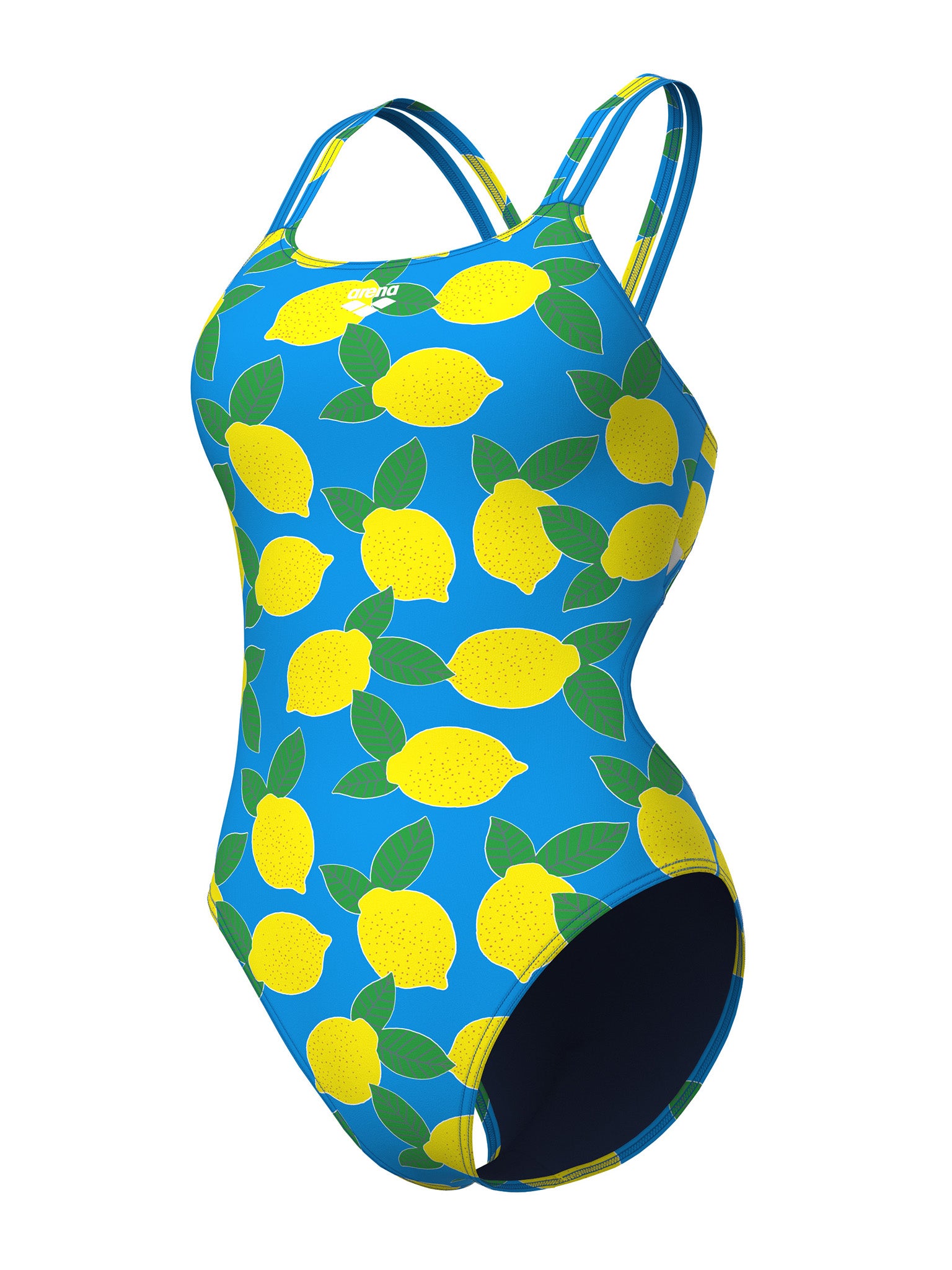 Maillot de bain une-pièce Lemons Lace Plus Back pour femmes - Turquoise