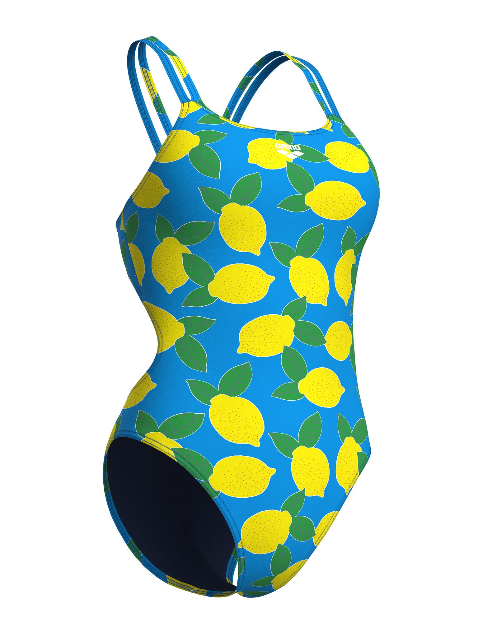 Maillot de bain une-pièce Lemons Lace Plus Back pour femmes - Turquoise