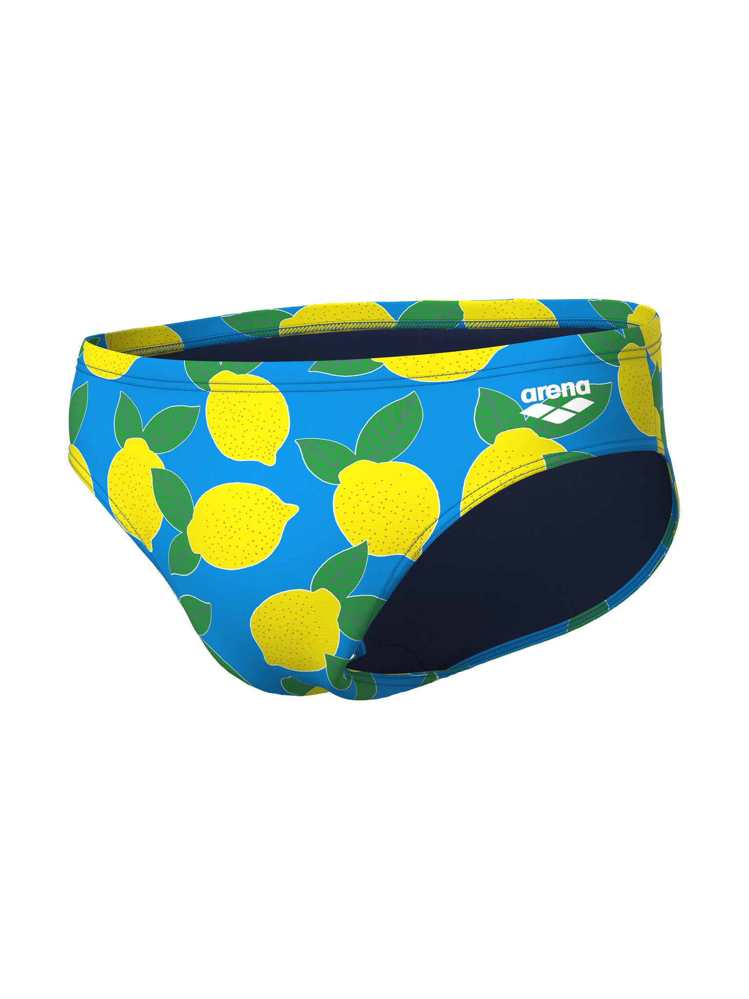 Brief de natation Lemons pour hommes - Turquoise