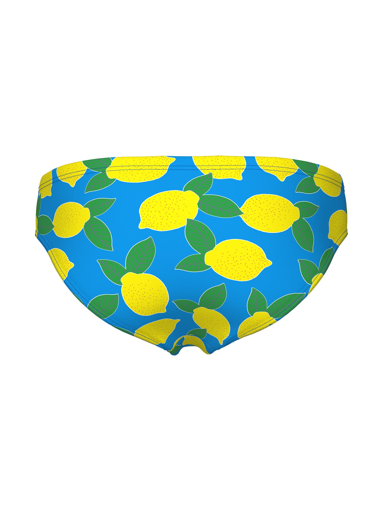 Brief de natation Lemons pour hommes - Turquoise
