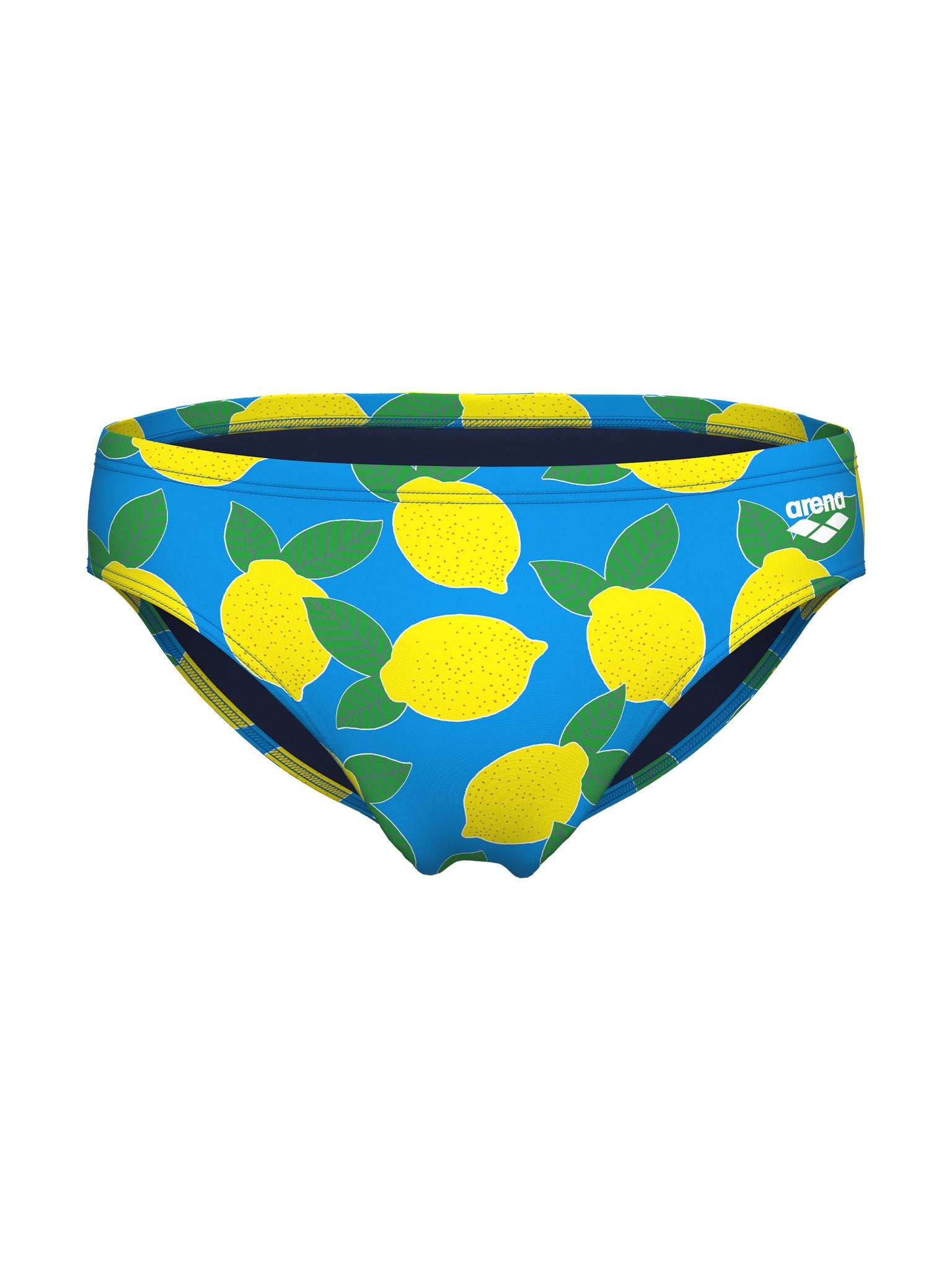 Brief de natation Lemons pour hommes - Turquoise