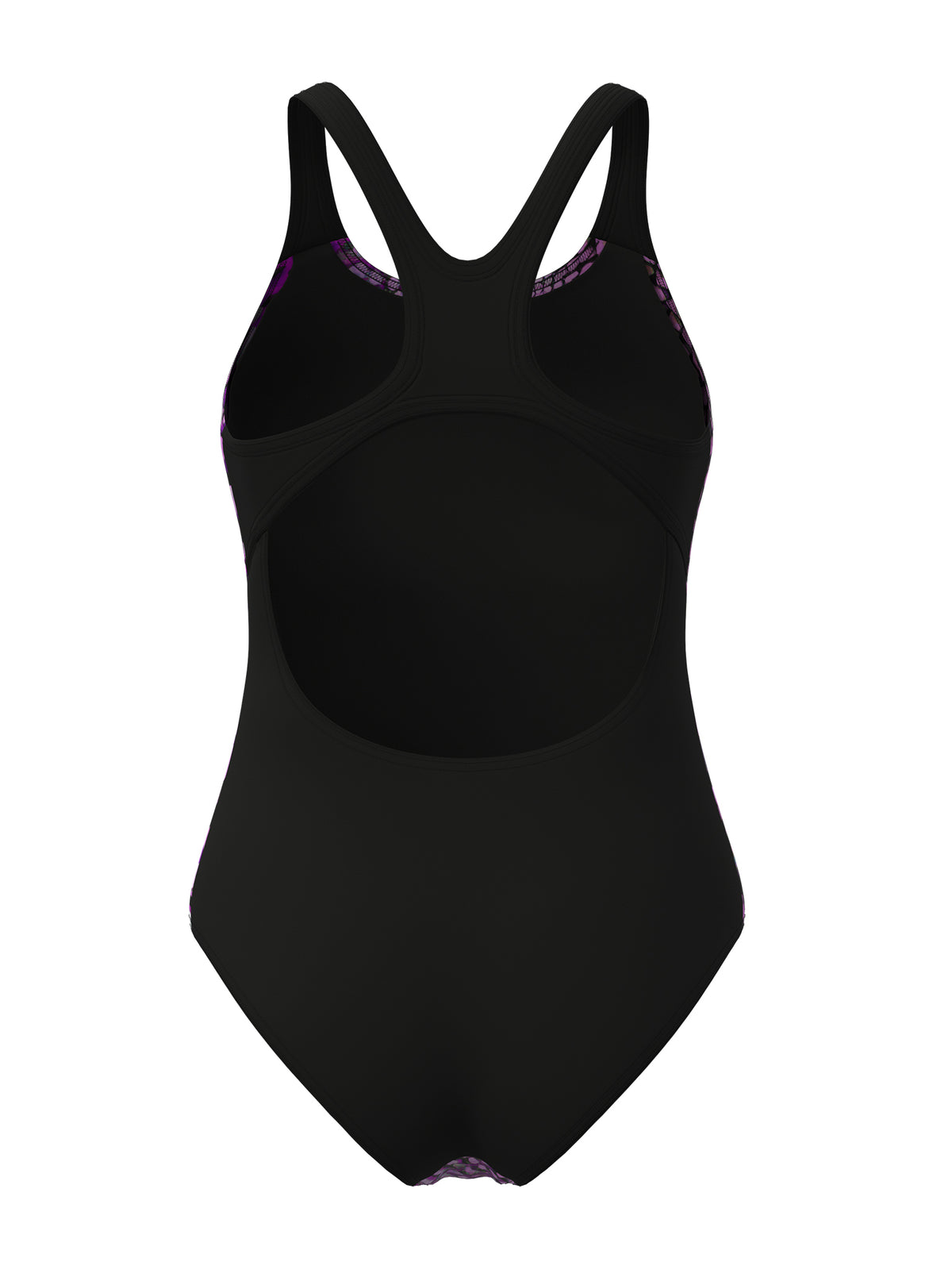 Women’s Peacock Swim Pro Back One-Piece Swimsuit – Multi Pink/Black