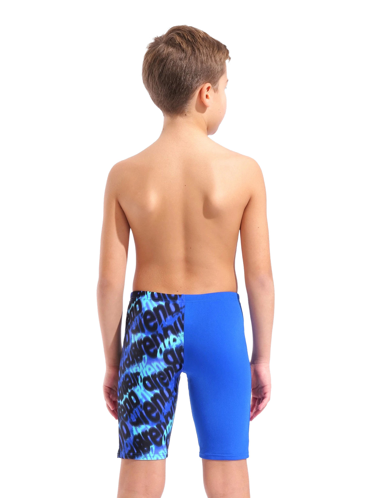 Jammer de natation Crowded pour garçons – Neon Blue/Multi Neon Blue