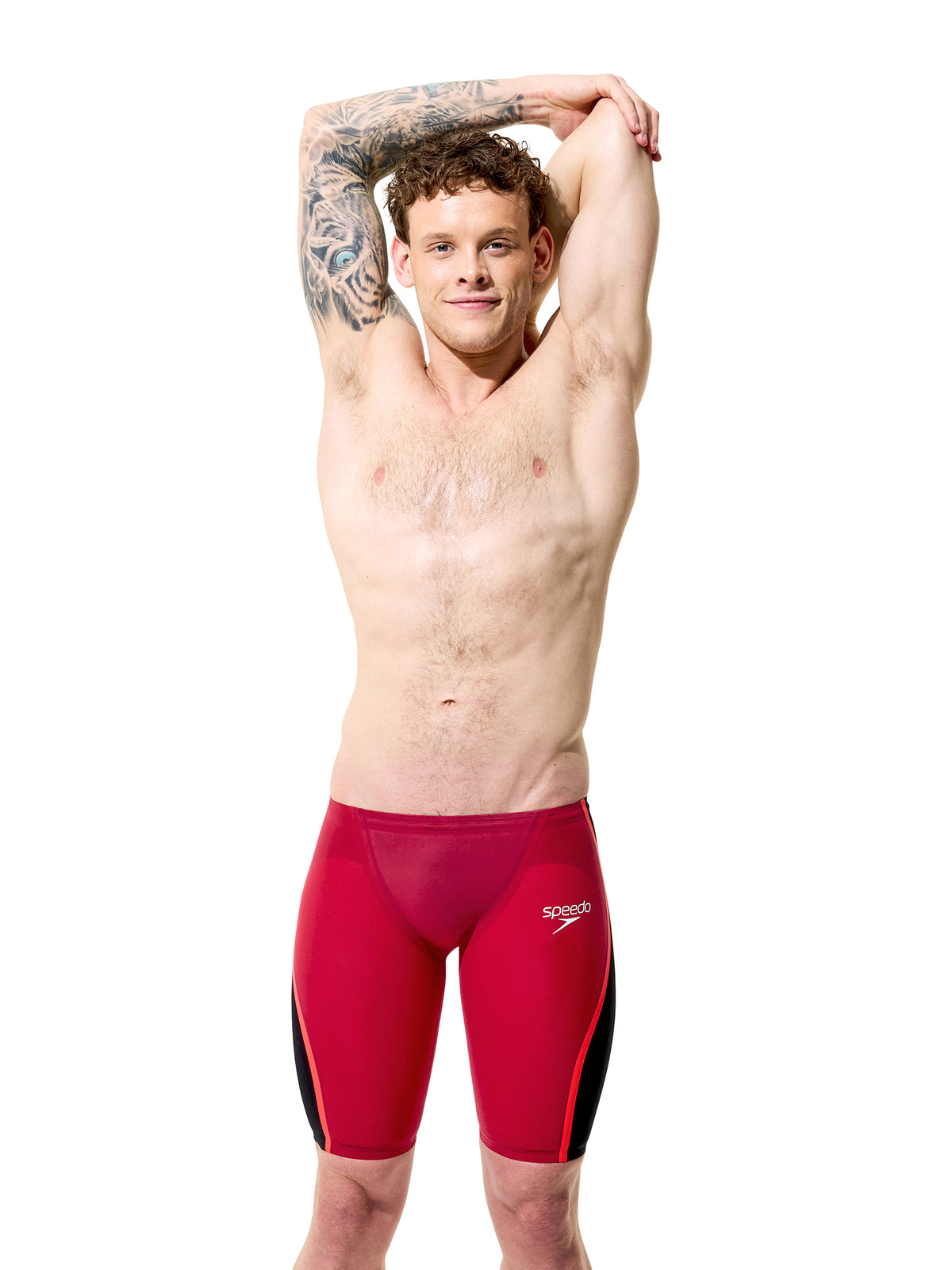 Maillot de compétition Fastskin LZR Pure Intent 2.0 Jammer pour hommes -  Regal Red/Noir
