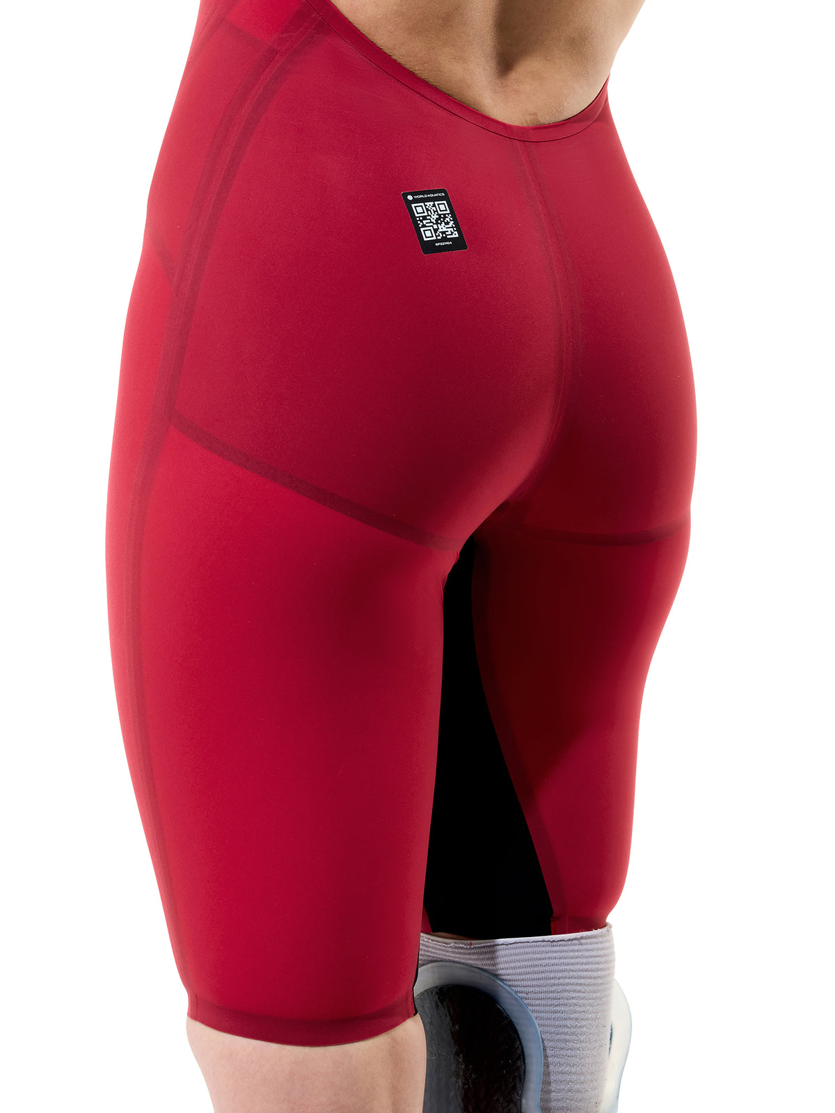 Women's Fastskin LZR Pure Valor 2.0 Kneeskin Open Back Racing Suit - Regal Red/Black