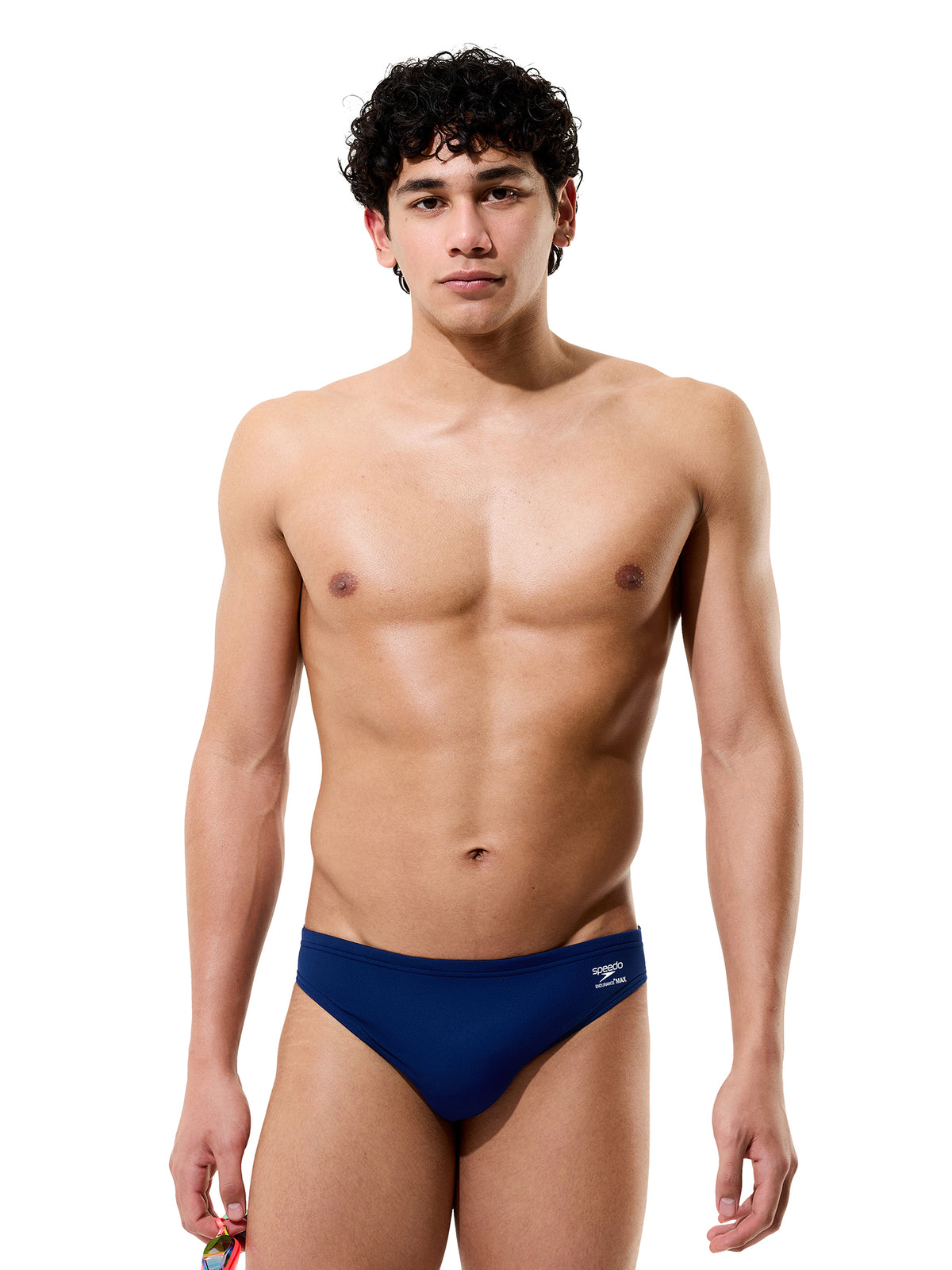 Men's Team Endurance+ Max Solid Swim Brief - Navy