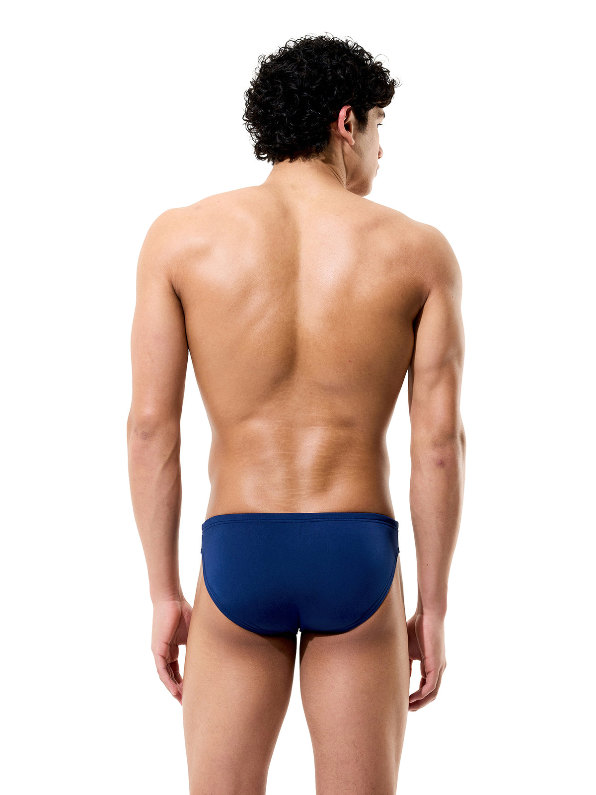 Men's Team Endurance+ Max Solid Swim Brief - Navy