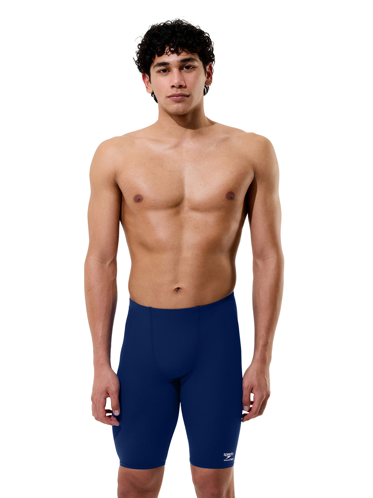 Men's Team Endurance+ Max Solid Swim Jammer - Navy