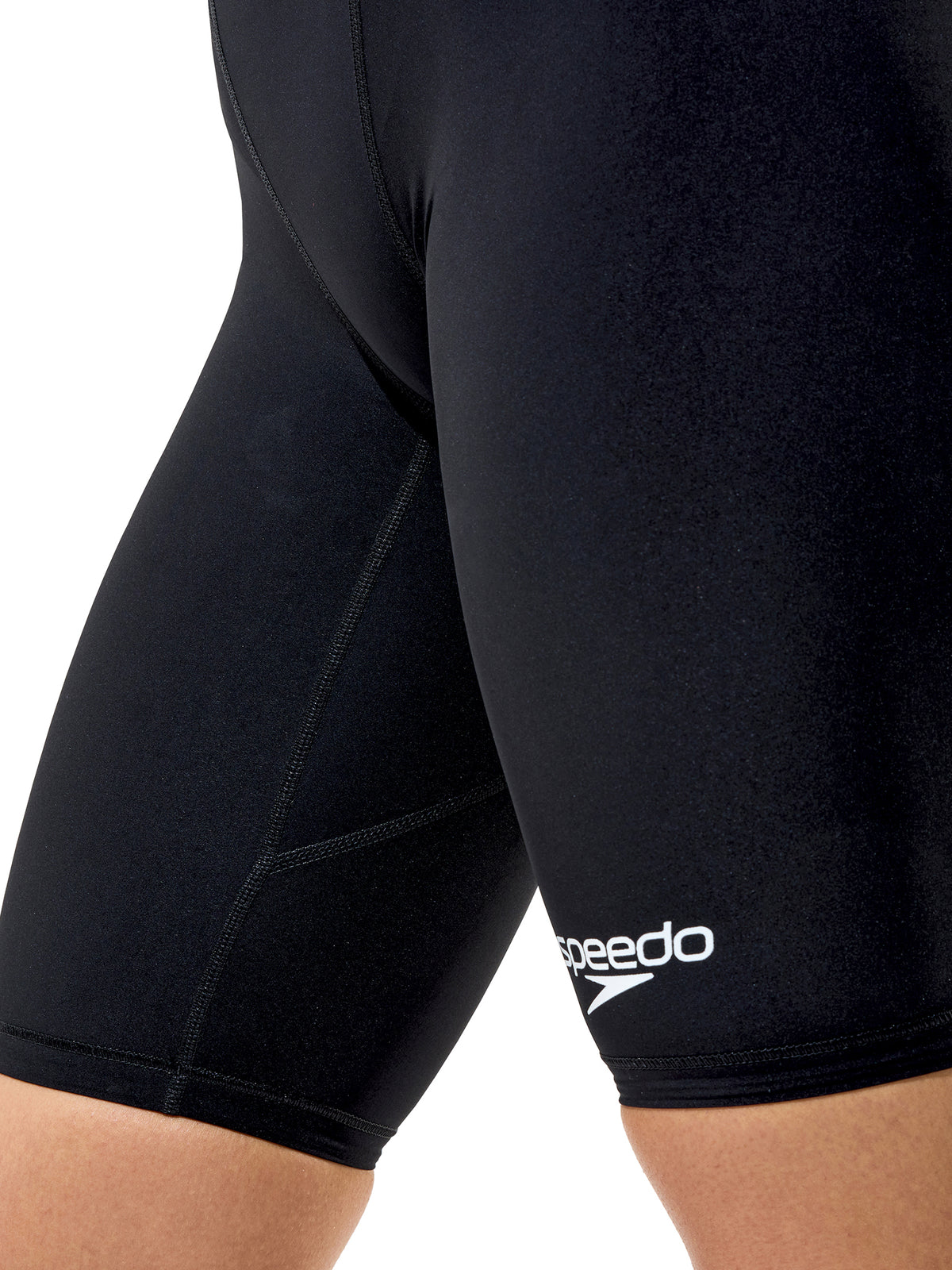 Maillot de compétition Fastskin Hyperpro Kneeskin Open Back pour femmes - Noir