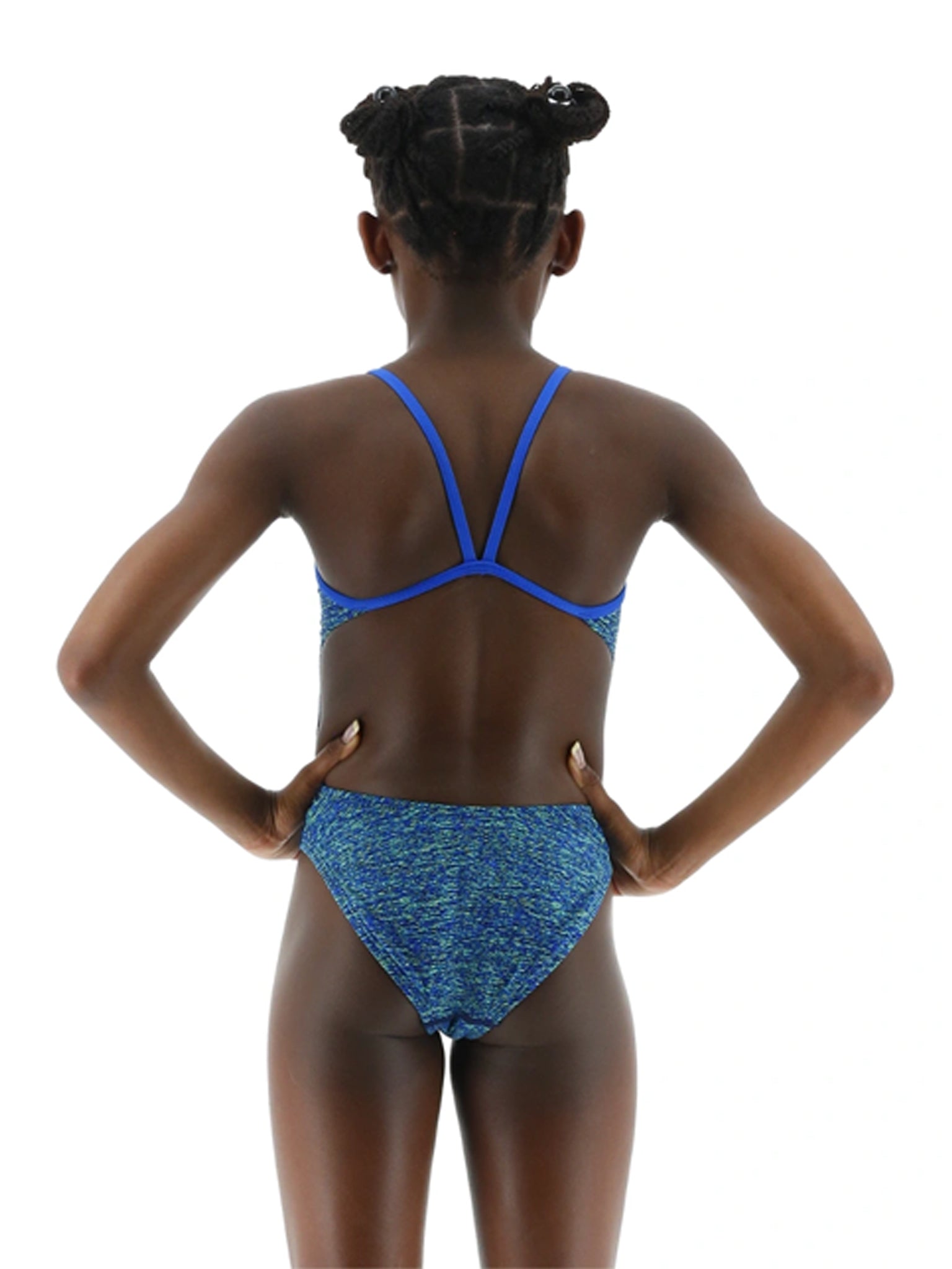 Girl&#39;s swimsuit - Elite Lapped Cutoutfit