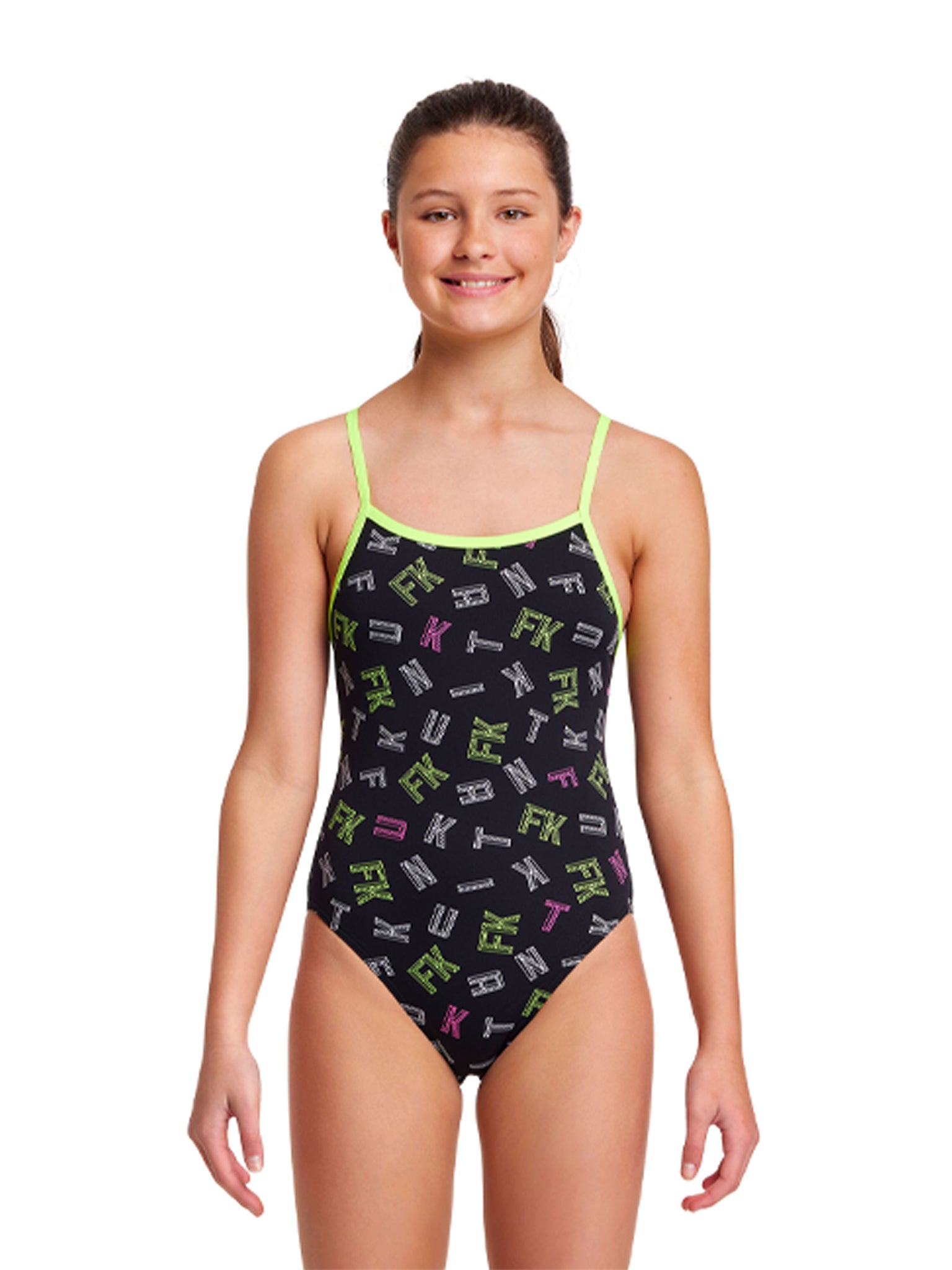 Girl&#39;s swimsuit - single strap Eco FKED