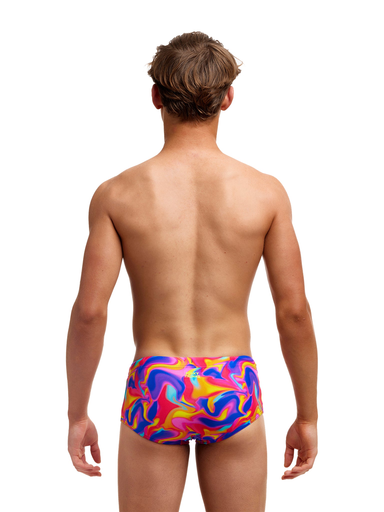 Brief de natation Sidewinder Trunk pour garçons - Summer Swirl