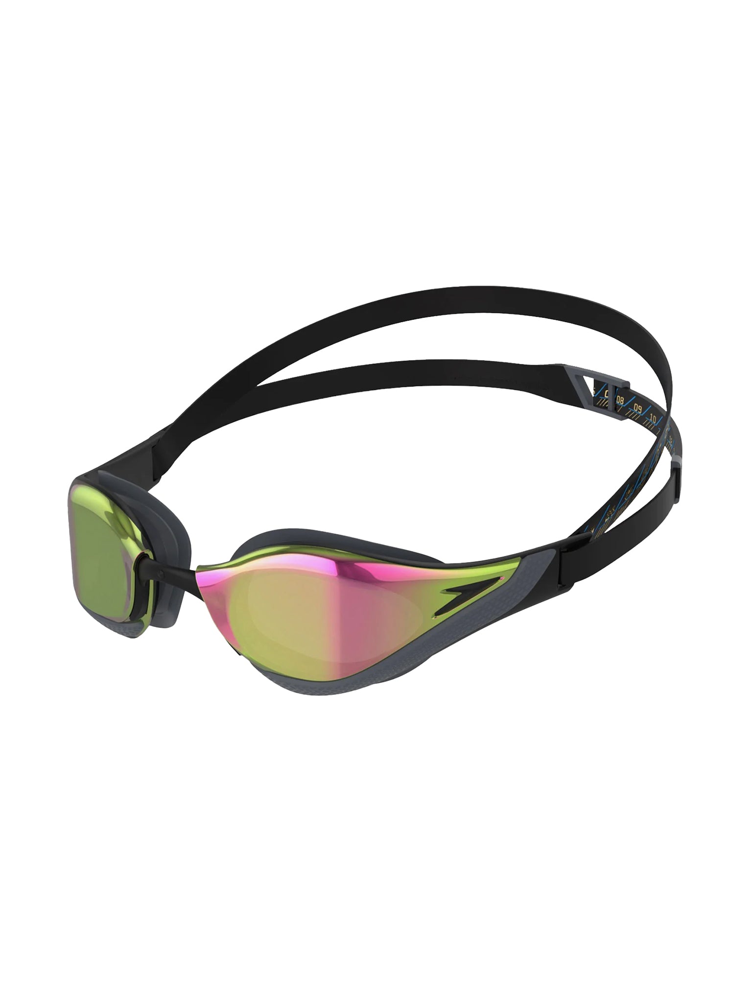 Lunettes de natation Fastskin Pure Focus Mirrored - Noir/Gris/Rubis