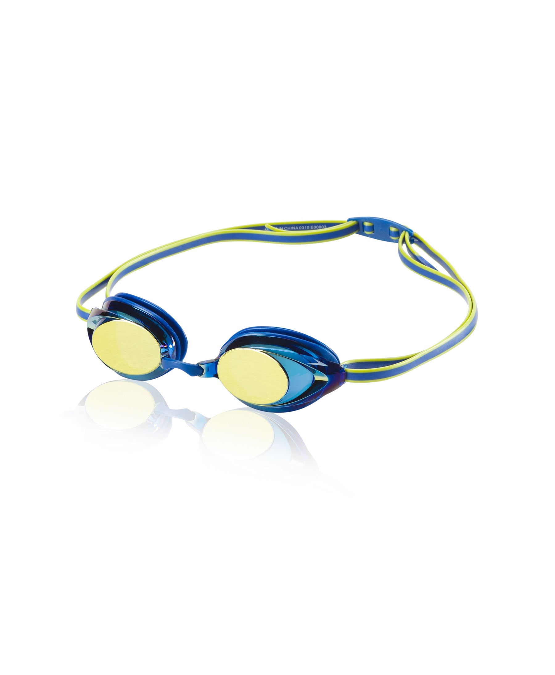 Junior Vanquisher 2.0 Mirrored Swim Goggles - Blue/Yellow