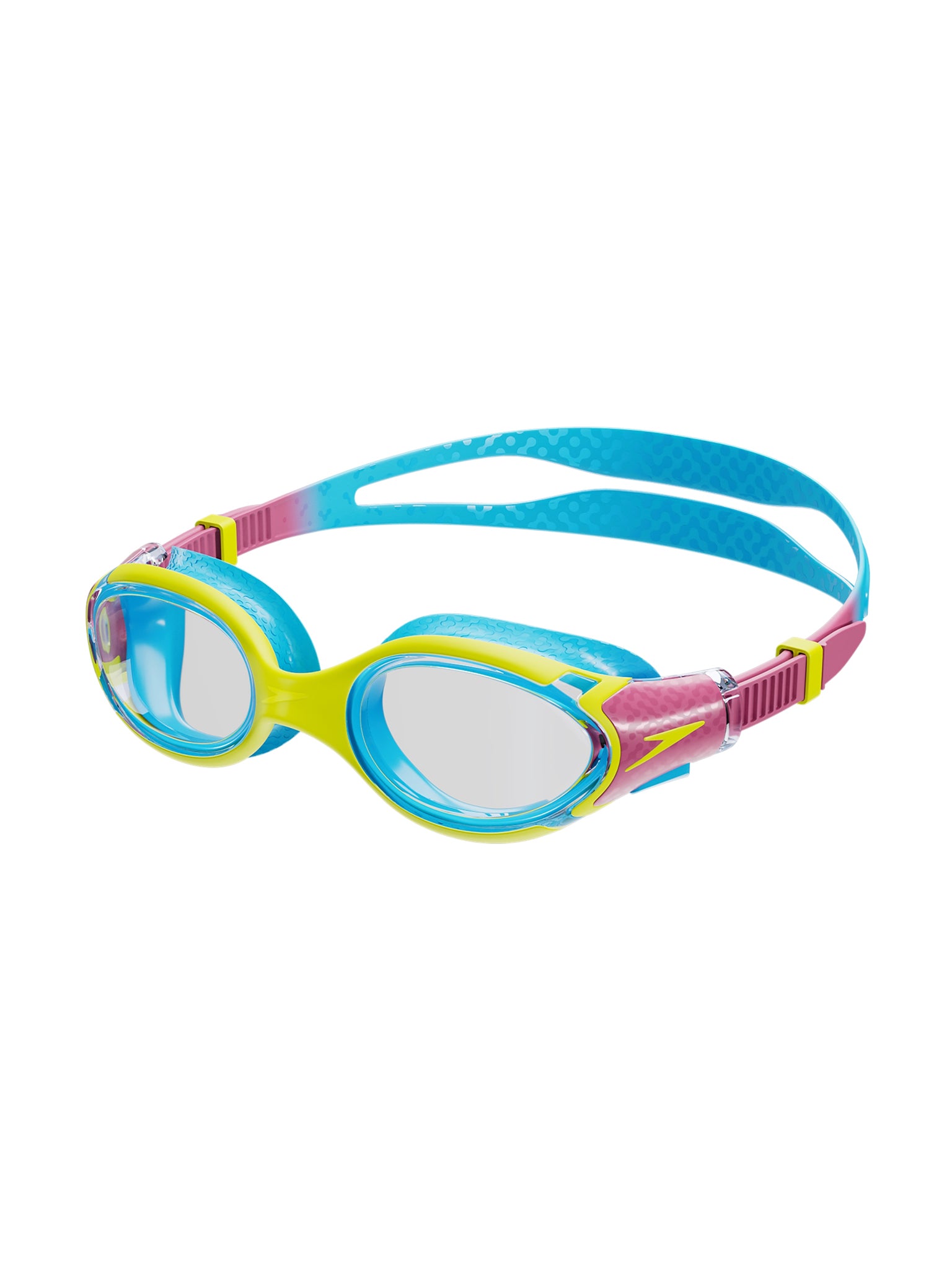 Junior Biosfuse 2.0 Swim Goggles - Clear/Yellow/Pink