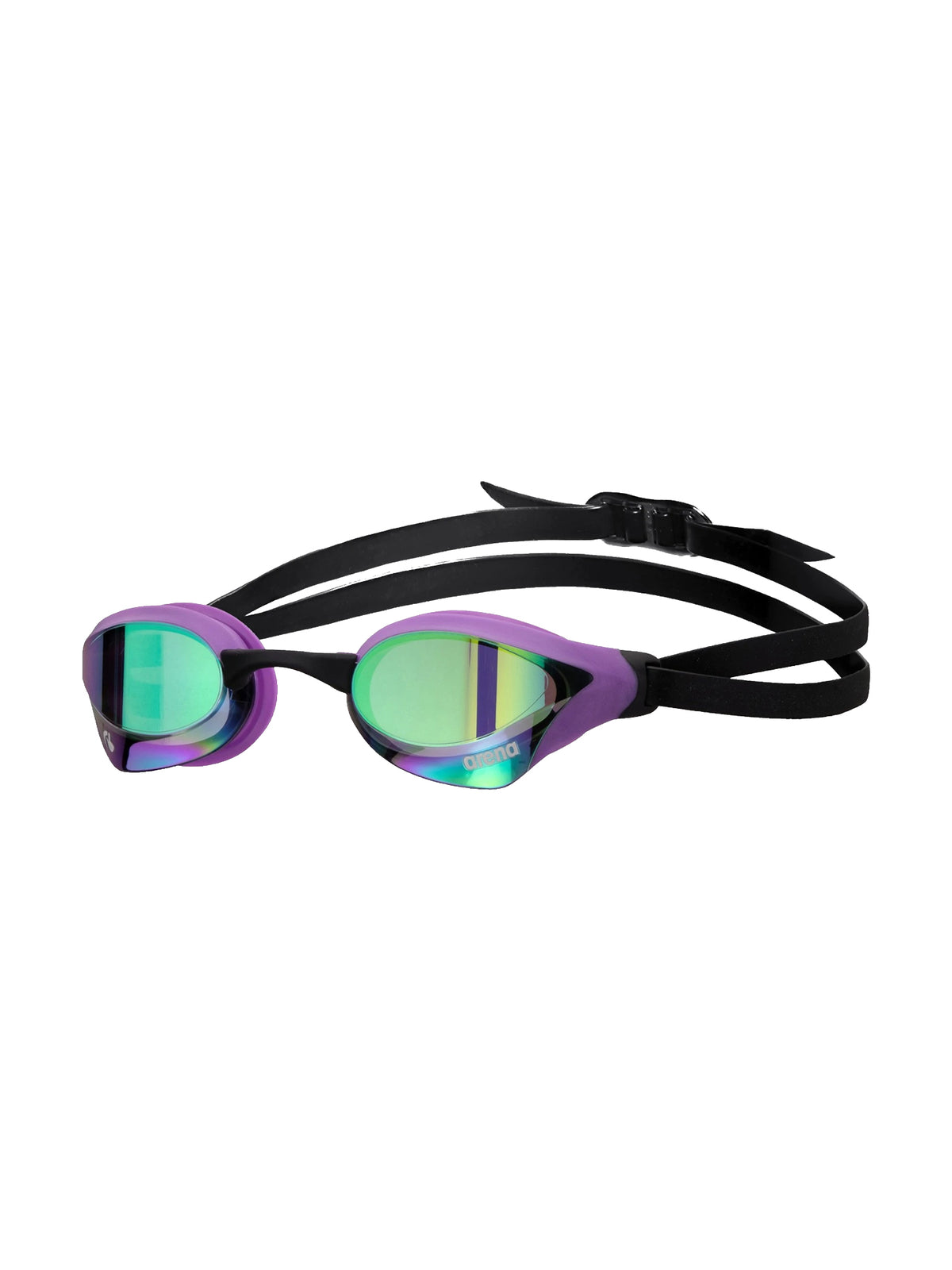Lunettes de natation Cobra Core Swipe Mirror – Émeraude/Prune/Noir