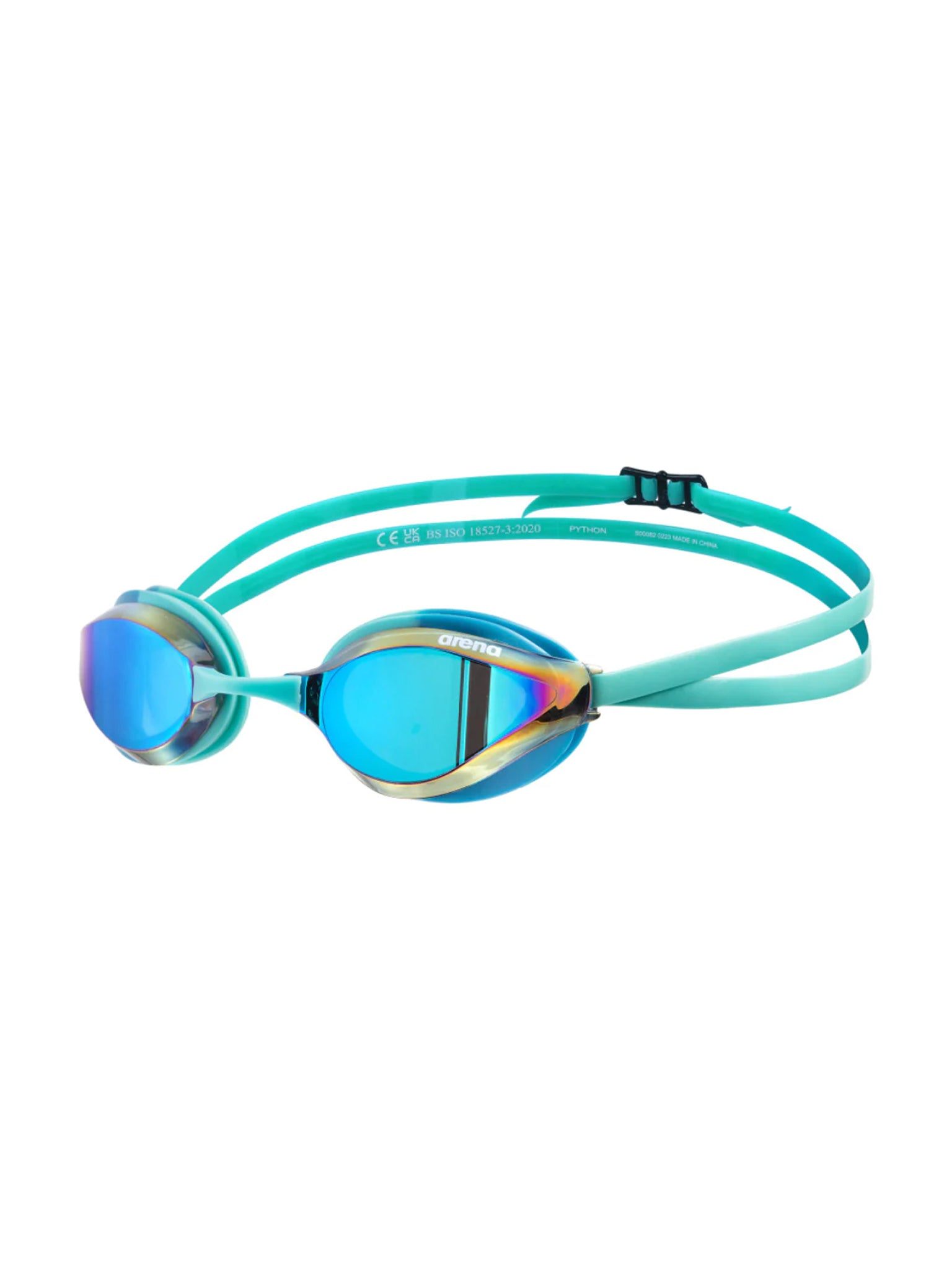 The One Python Mirror Swim goggle - Turquoise/Water/Blue Cosmo