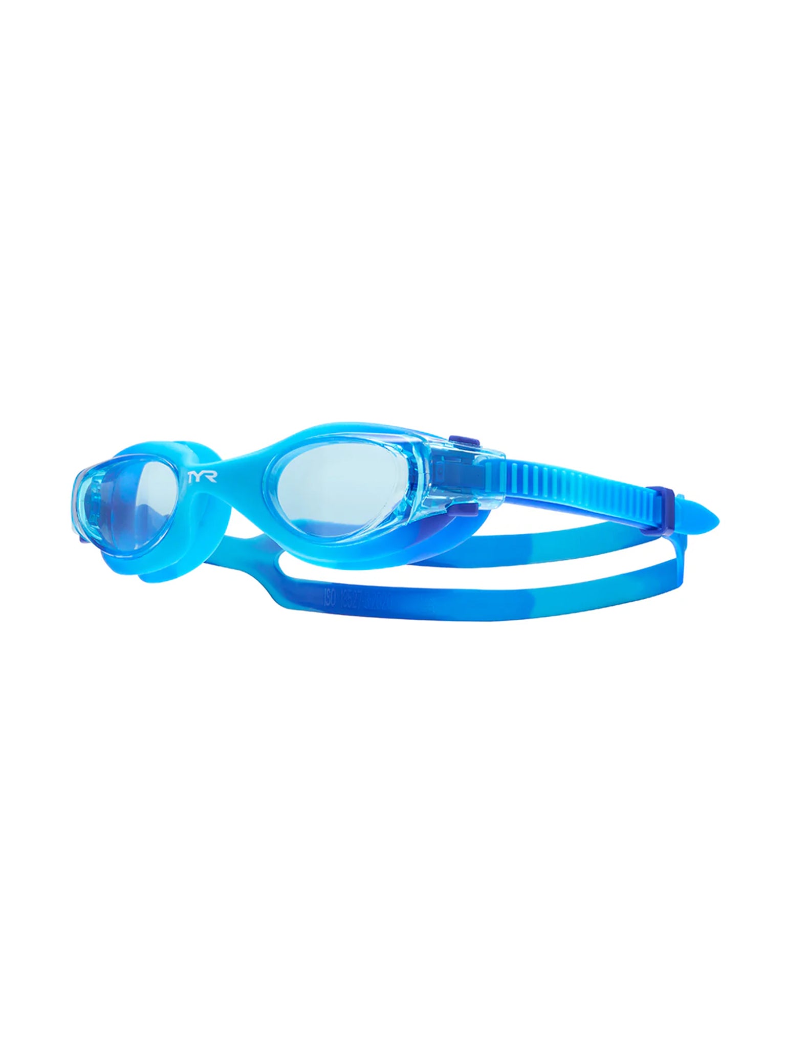 Kid's Vesi Tie-Dye Swim Goggles - Blue/Aqua