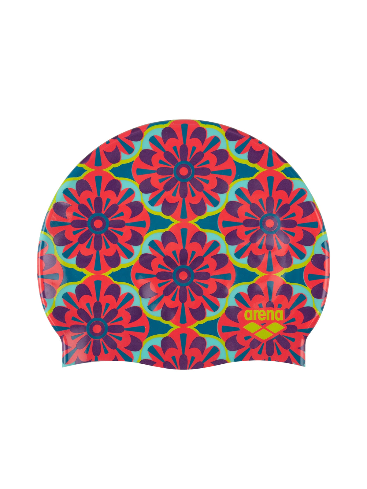 Print 2 Silicone Swim Cap – Floral