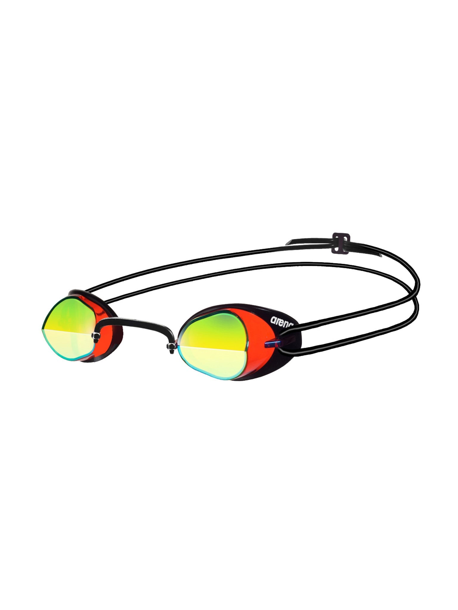 Lunettes de natation Swedix Mirror - Rouge/Jaune/Noir