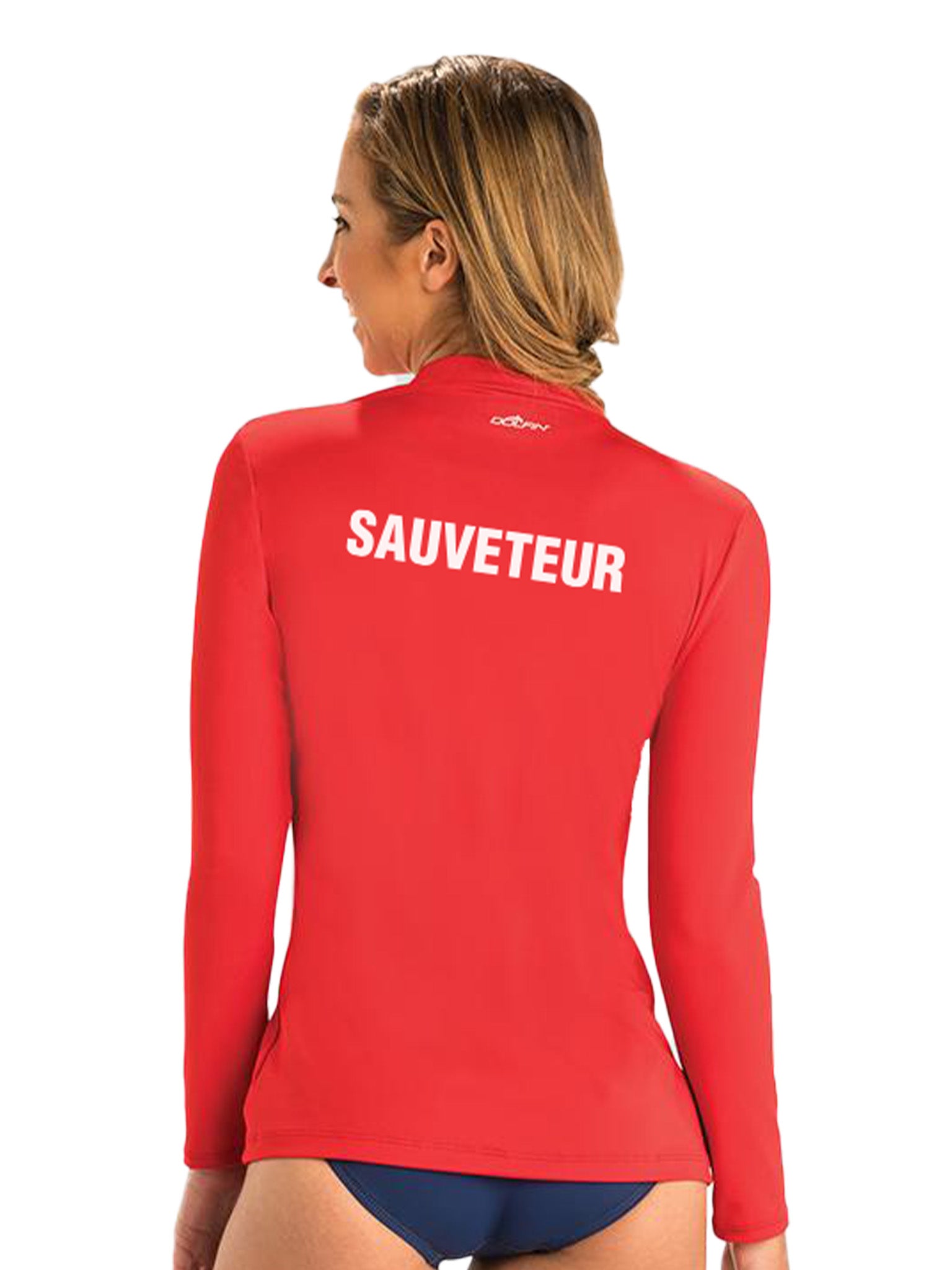 Sauveteur&#39;&#39; Rashguard Femme - Rouge